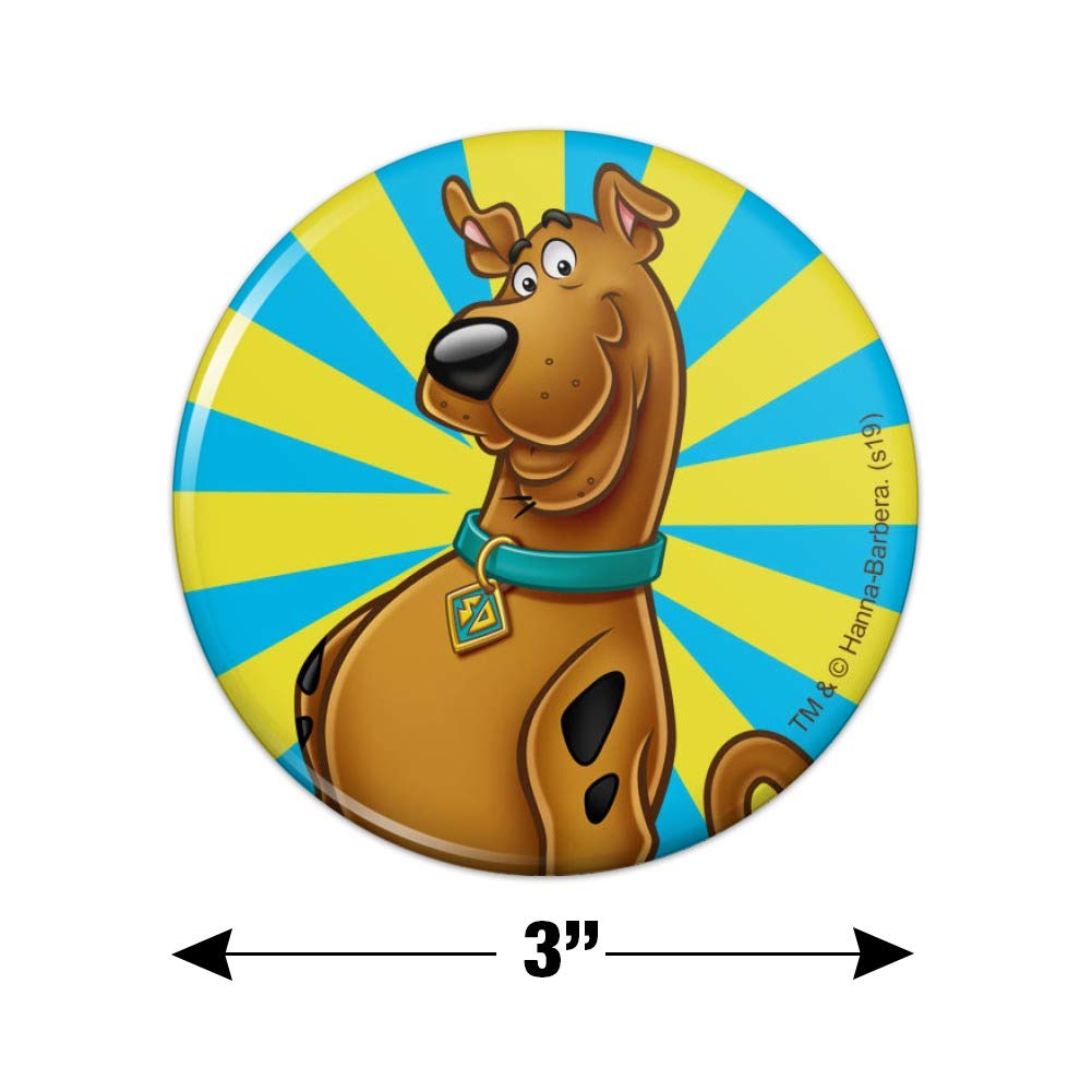 Scooby-Doo Character Kitchen Refrigerator Locker Button Magnet