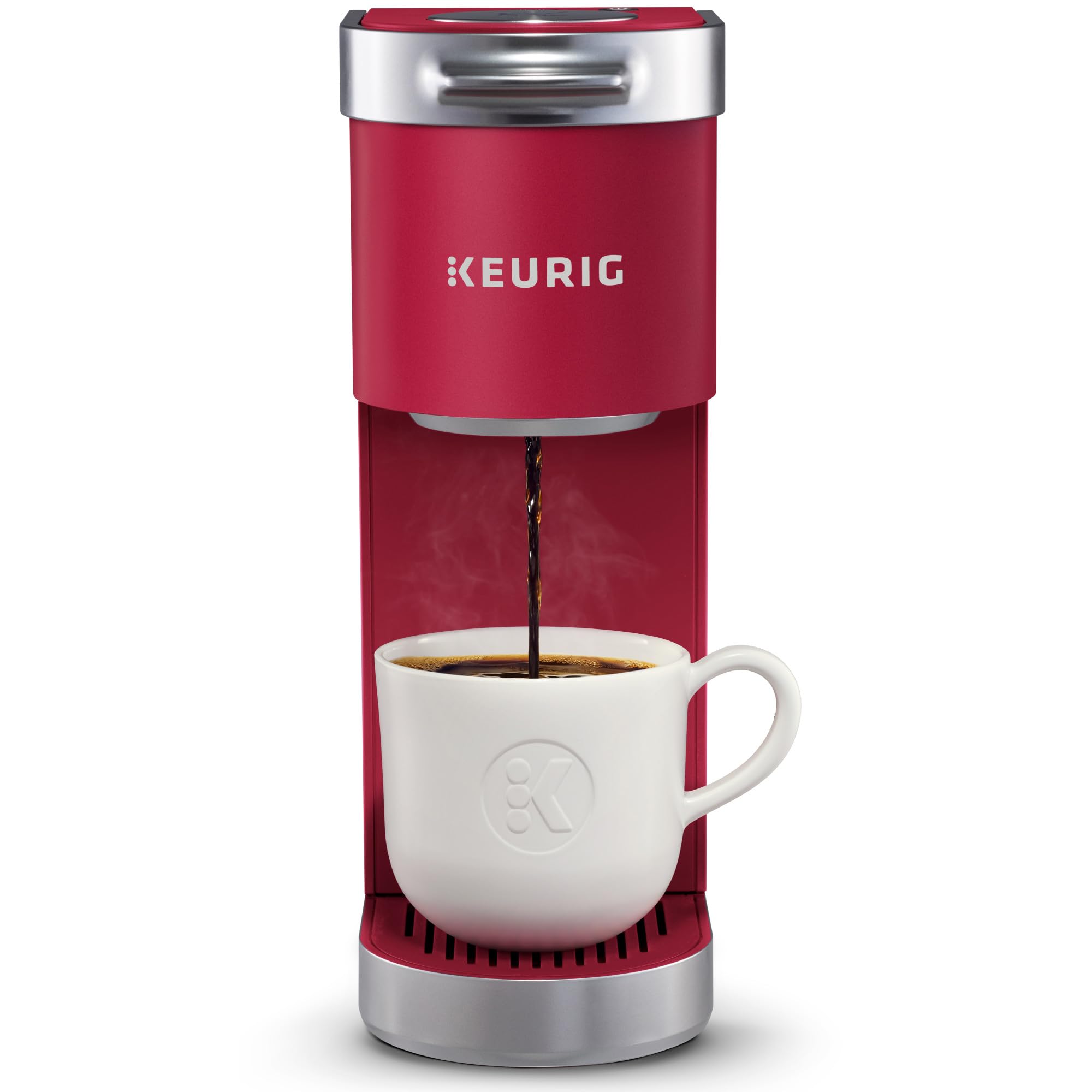 Keurig KMini Plus Single Serve KCup Pod Coffee Maker, with 6 to 12oz Brew Size, Stores up to 9 KCup Pods, Travel Mug Friendly