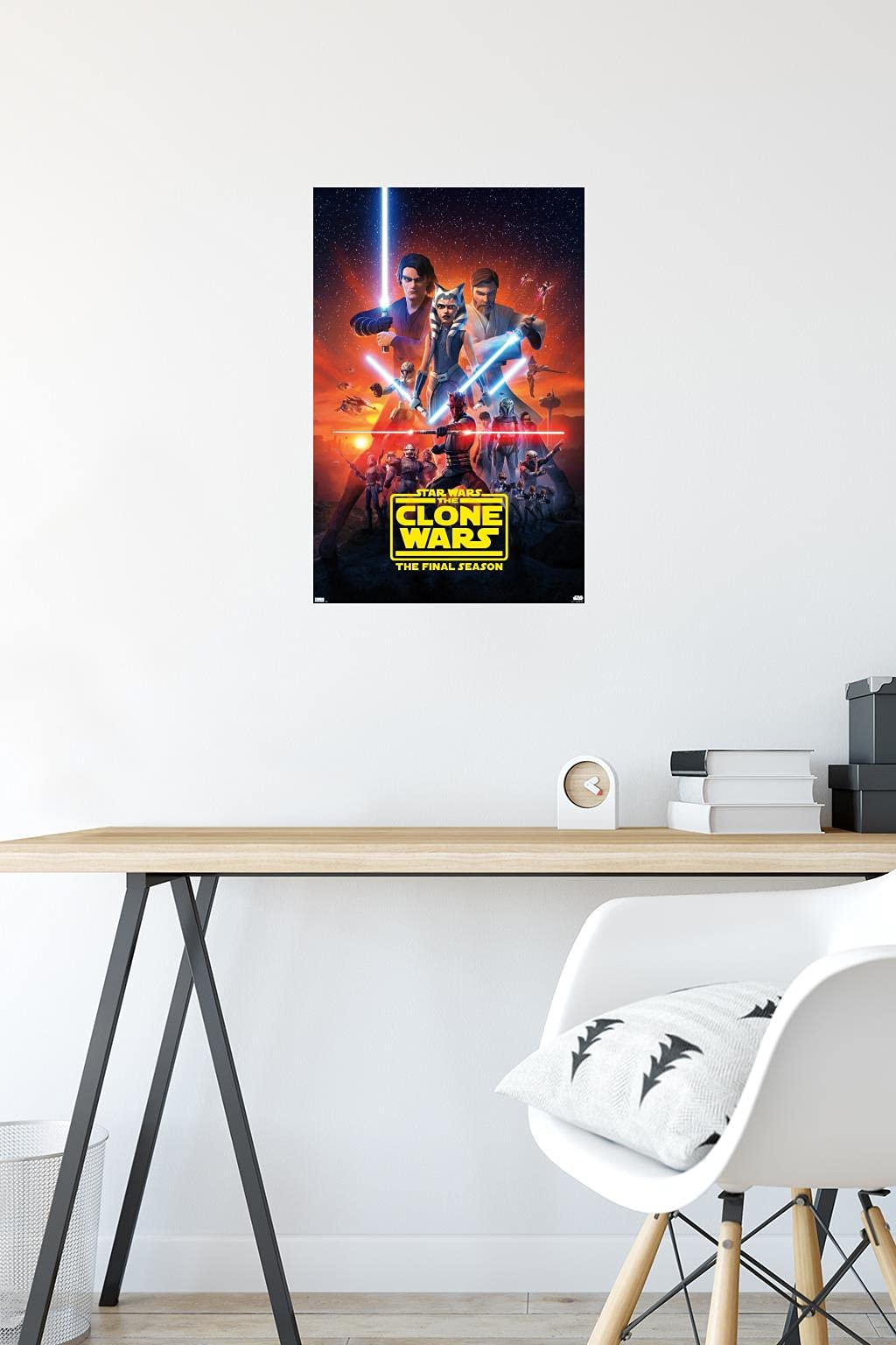 Trends International Star Wars: The Clone Wars - Season 7 Key Art Wall Poster, 14.725'' X 22.375'', Premium Unframed Version