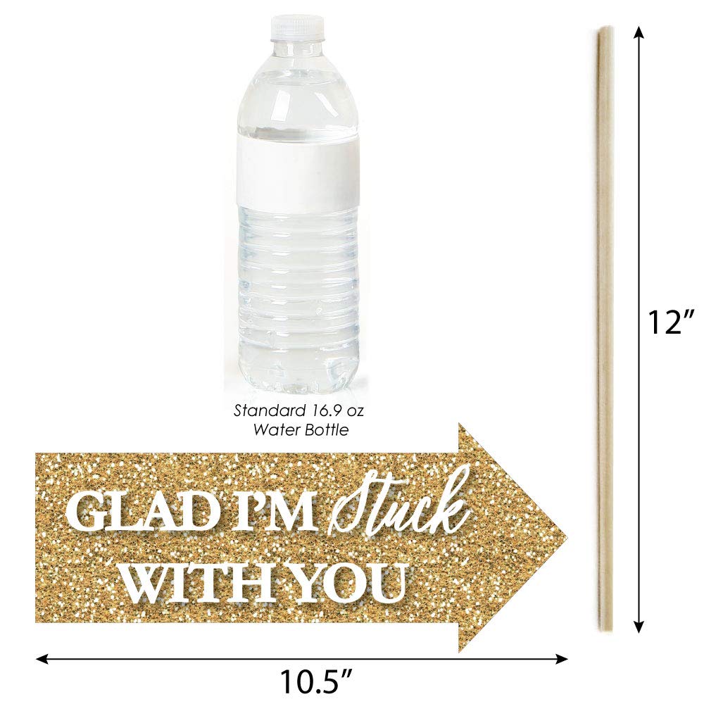 Funny We Still Do - 50Th Wedding Anniversary - Anniversary Party Photo Booth Props Kit - 10 Piece