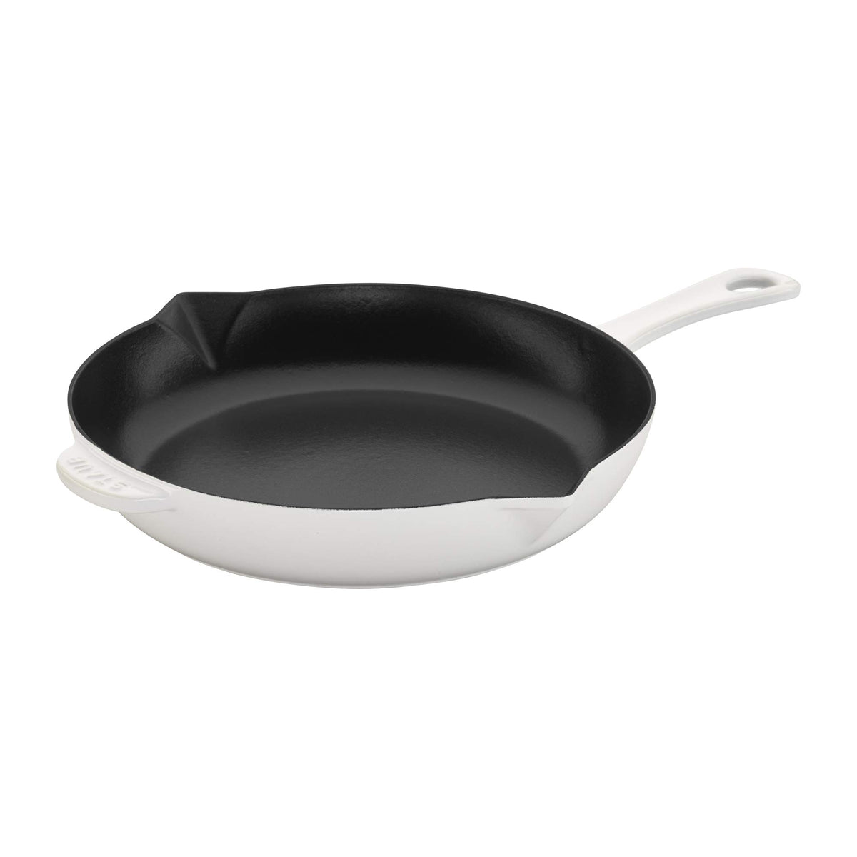 Staub Cast Iron 10-Inch Fry Pan - White, Made In France