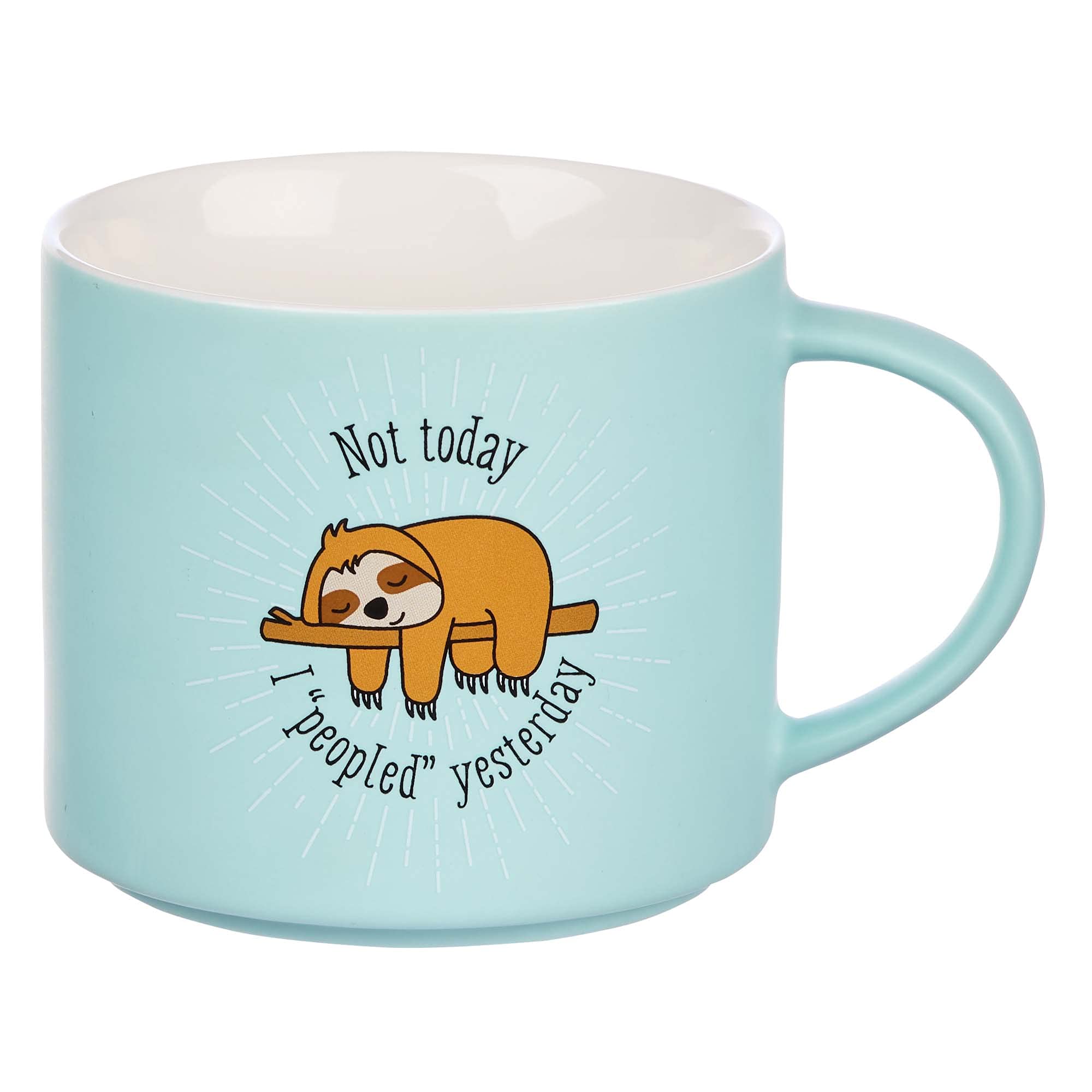 Bless Your Soul Ceramic Coffee Mug: I Peopled Yesterday, XL, 15oz
