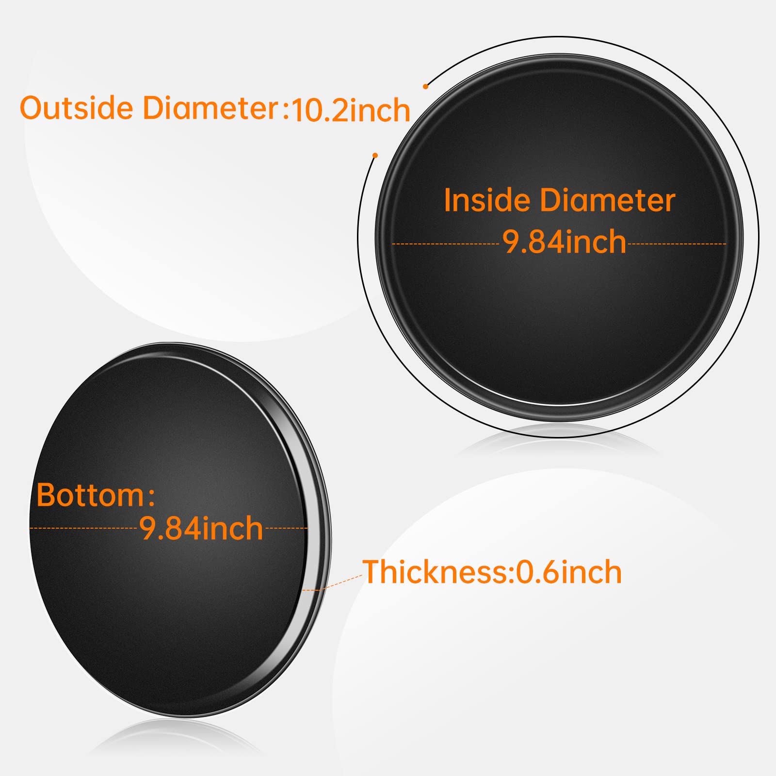 Oddier 10Inch Nonstick Pizza Pan