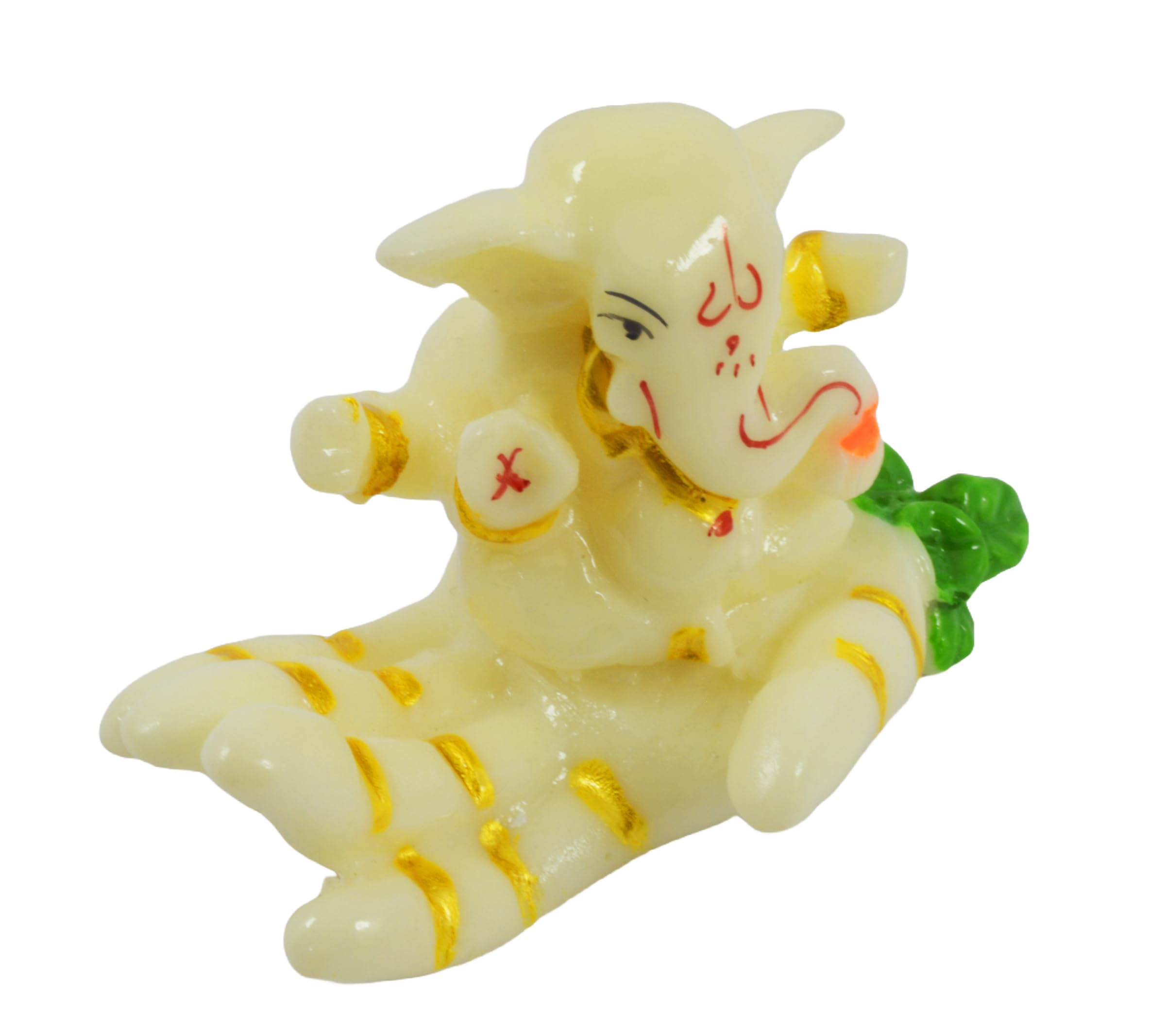 Crafts For You Hand Ganesha/Ganesh/Ganpati Bappa Beautiful Bal Gopal Idol For Home, Gifting, Car Dashboard