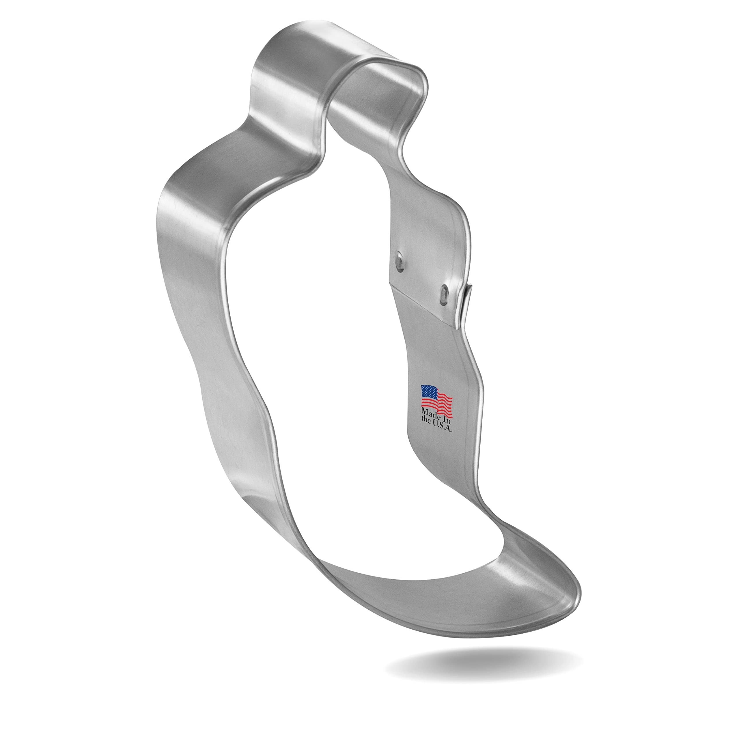 Foose Store Chili Pepper Cookie Cutter 3 Inch -Tin Plated Steel Cookie Cutters - Chili Pepper Cookie Mold