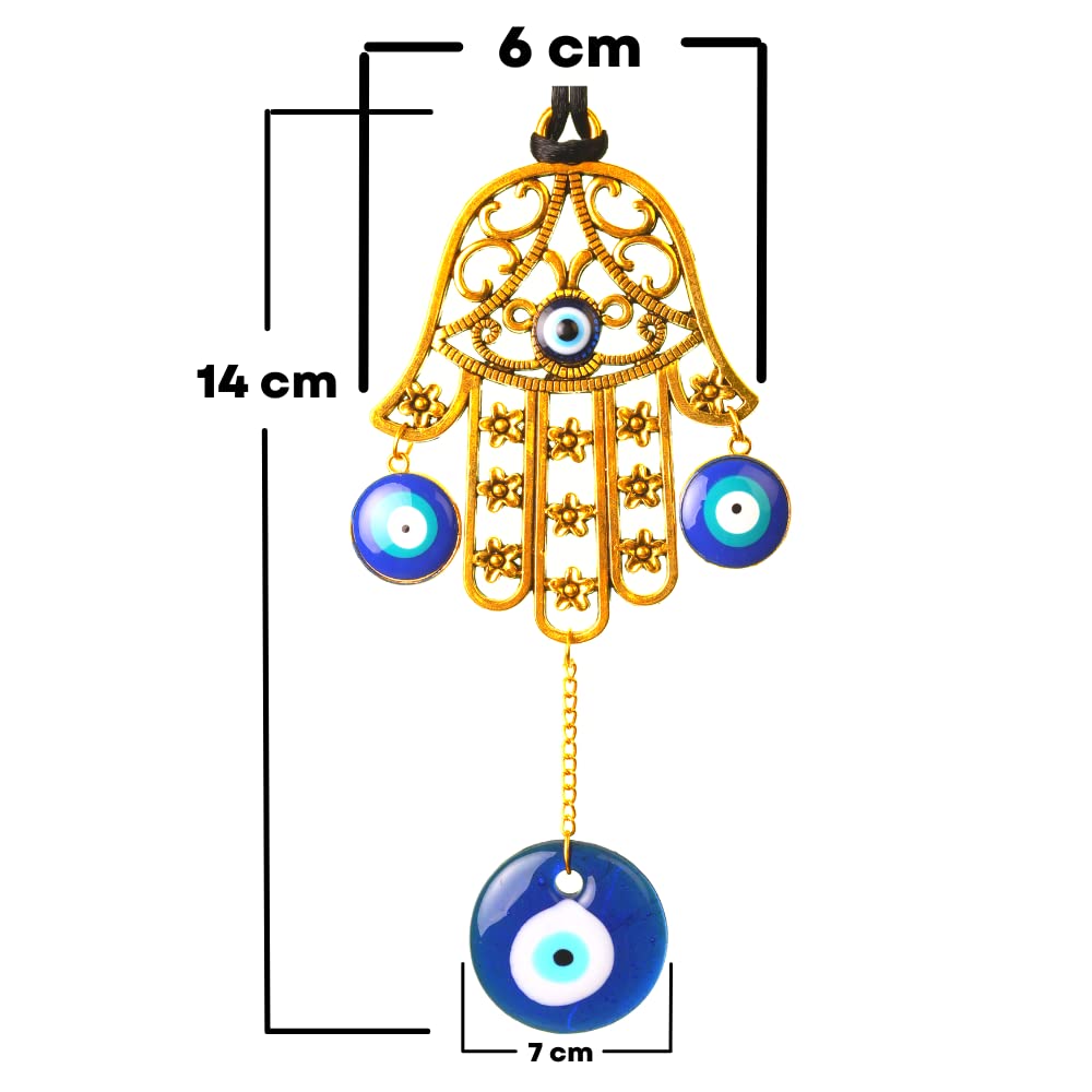 Rooh Dream Catcher ~ Good Vibes Car Hanging ~ Handmade Hangings for Positivity Nazar Battu (Can be used as Home Decor Accents, W