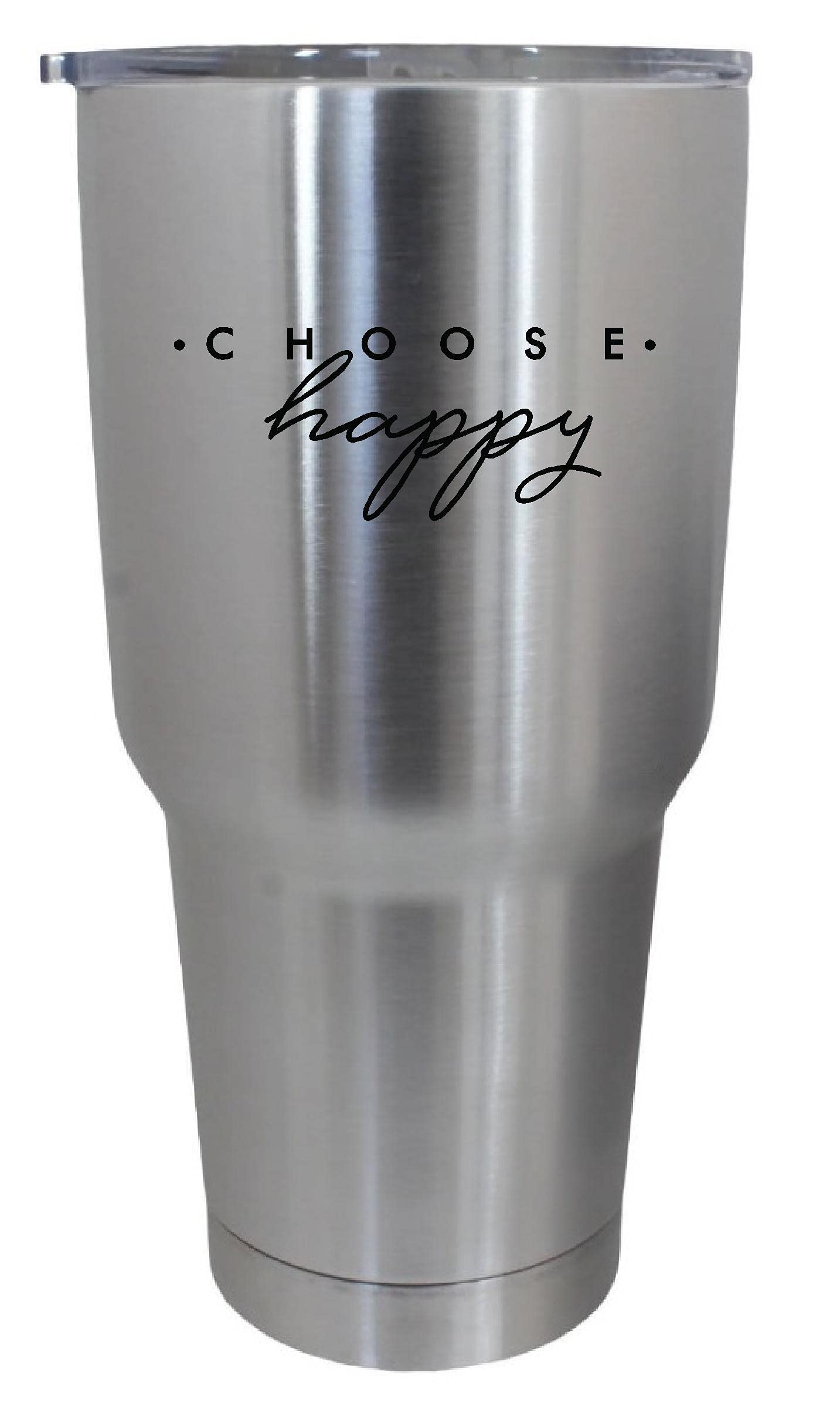 Cups Drinkware Tumbler Sticker - Choose Happy - Cool Sticker Decal