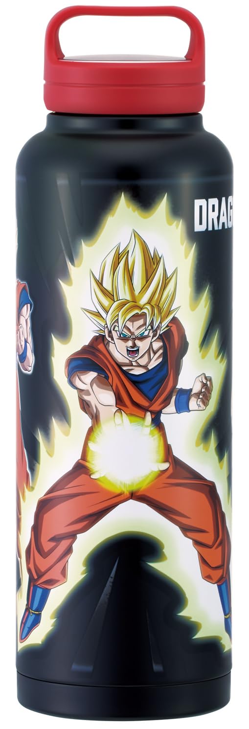 Skater  1500ml Threaded Handle Stainless Steel Insulated Bottle with Dragon Ball Z Threaded Handle for Kids STSC15A