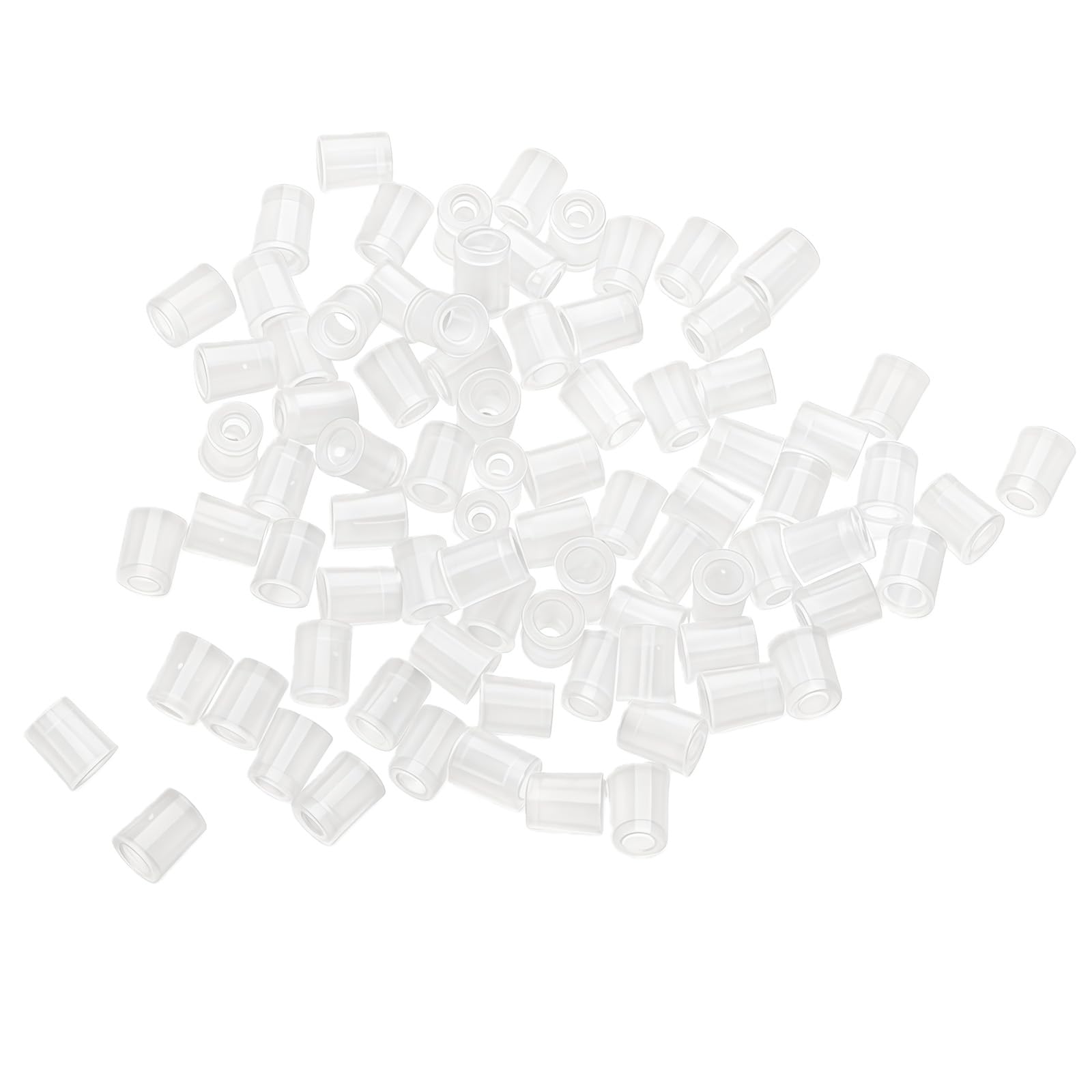 50 Pcs Perfume Refill Pump Adapters, Plastic Liquid Transfer Tools, Perfume Dispenser Pump Connectors,Cosmetic Dispenser for Emp