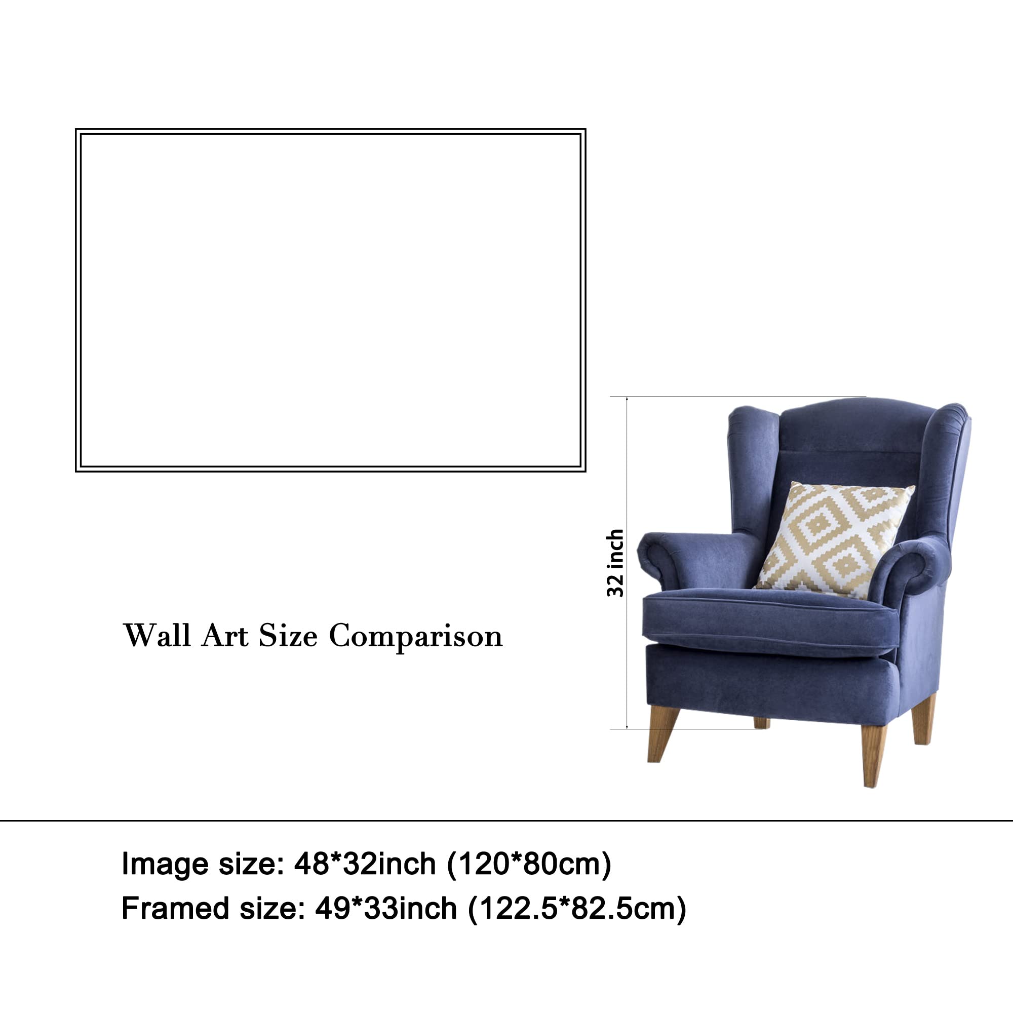 Wieco Art Extra Large Black Framed Art Great Wave Of Kanagawa Katsushika Hokusai Canvas Prints Wall Art Abstract Seascape Painti