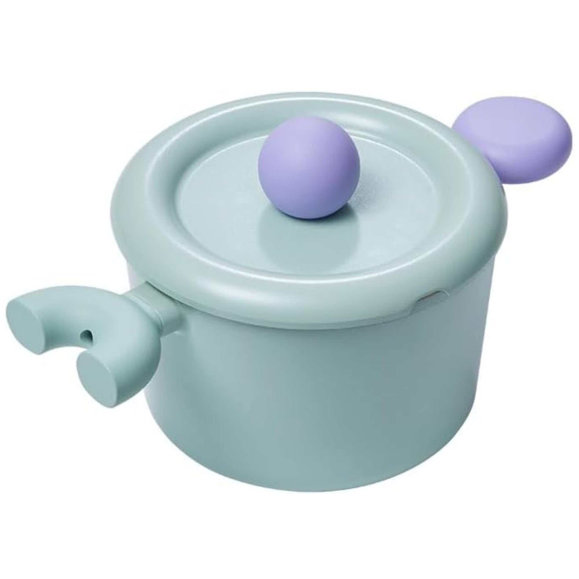 Better Finger 7Inch Nonstick Ceramic Coated Stock Pot with Lid, 2.2Qt Healthy Soup Pot, Small Casserole Pot, Induction Compatib