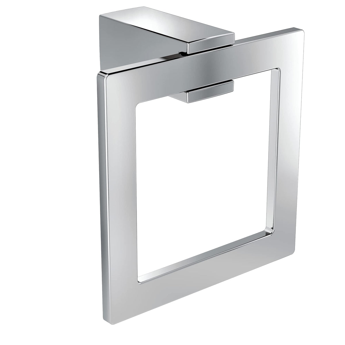 Moen Kyvos Collection Chrome Modern Bathroom Hand -Towel Ring, Bp3786Ch Small