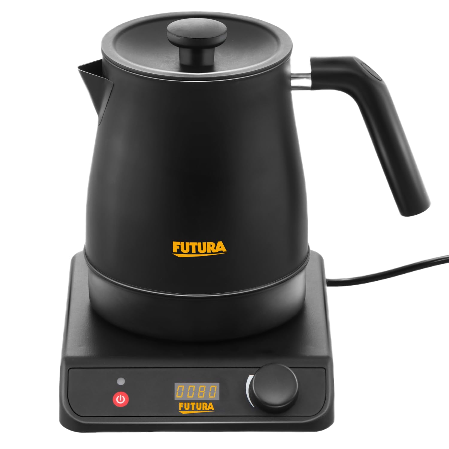 Hawkins Stainless Steel Futura 1.4 Litre Electronic Smart Kettle With Micro-Chip, Electric Hot Water Kettle For Tea, Coffee, Sou