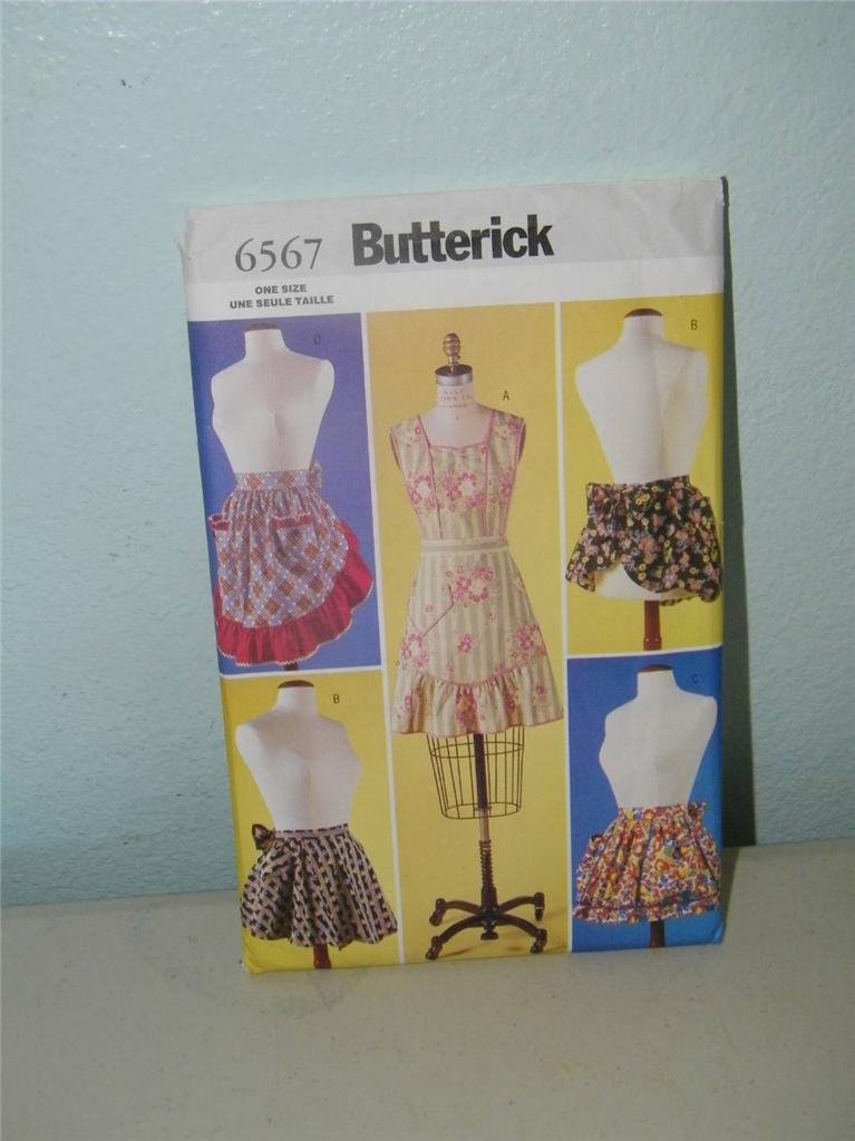 Butterick Patterns B6567 Vintage Aprons