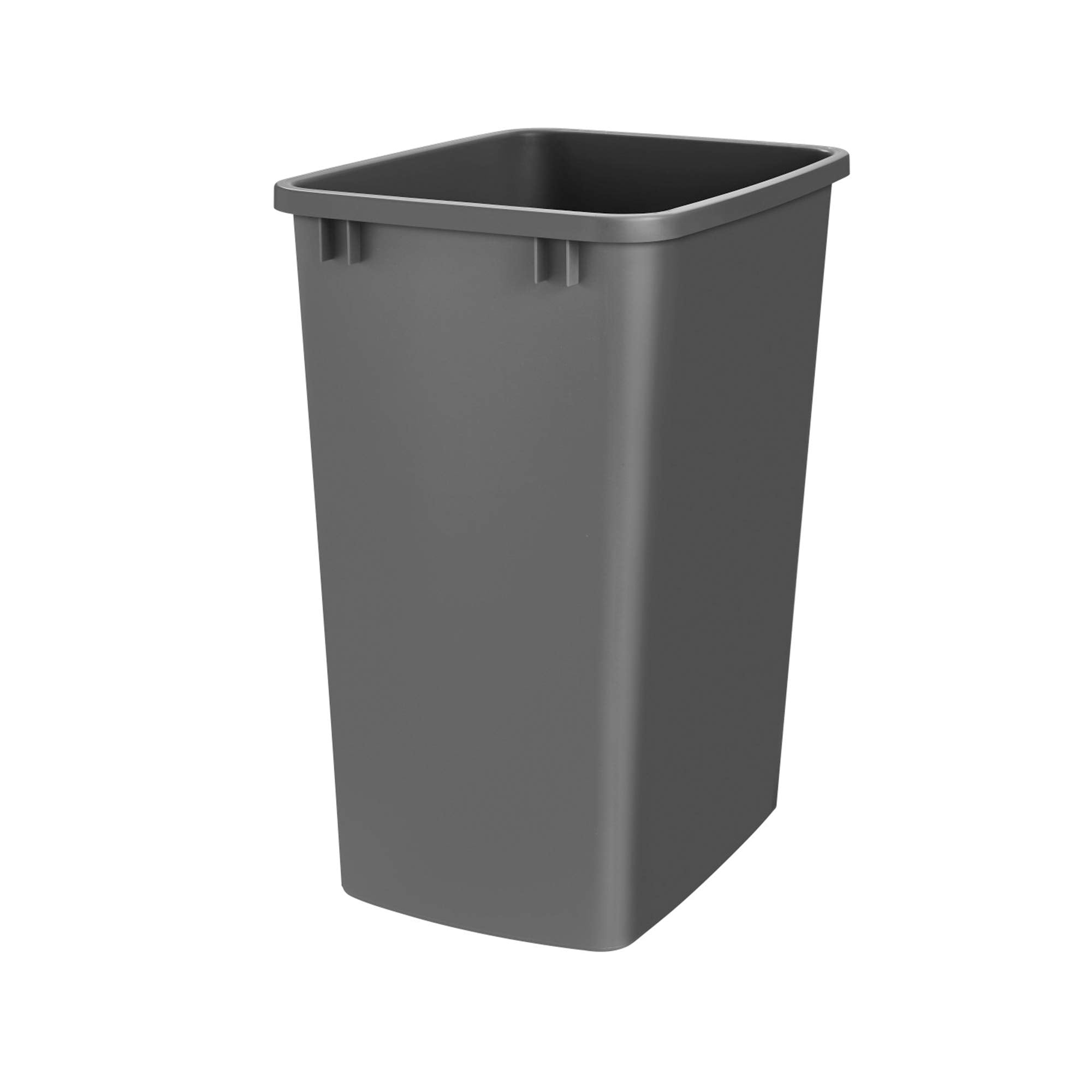 Rev-A-Shelf 35 Qt Under Sink Garbage Can For Base Kitchen And Bathroom Cabinet, Replacement Plastic Trash Bin For Laundry Rooms,