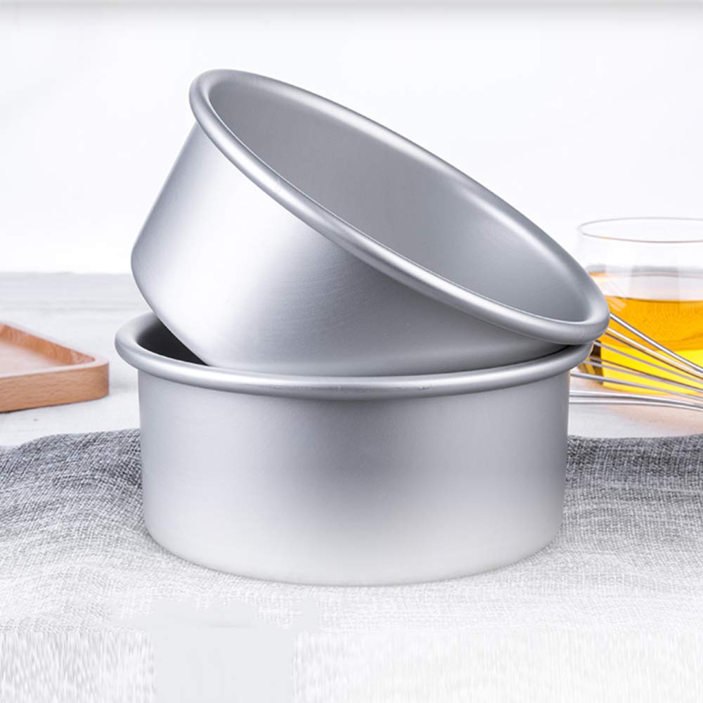 Oukeyi 10 Inch Round Cheesecake Pan,Aluminum Round Cake Panwith Removable Bottom, Anodized Aluminum Chiffon Cake Mold Baking Pan
