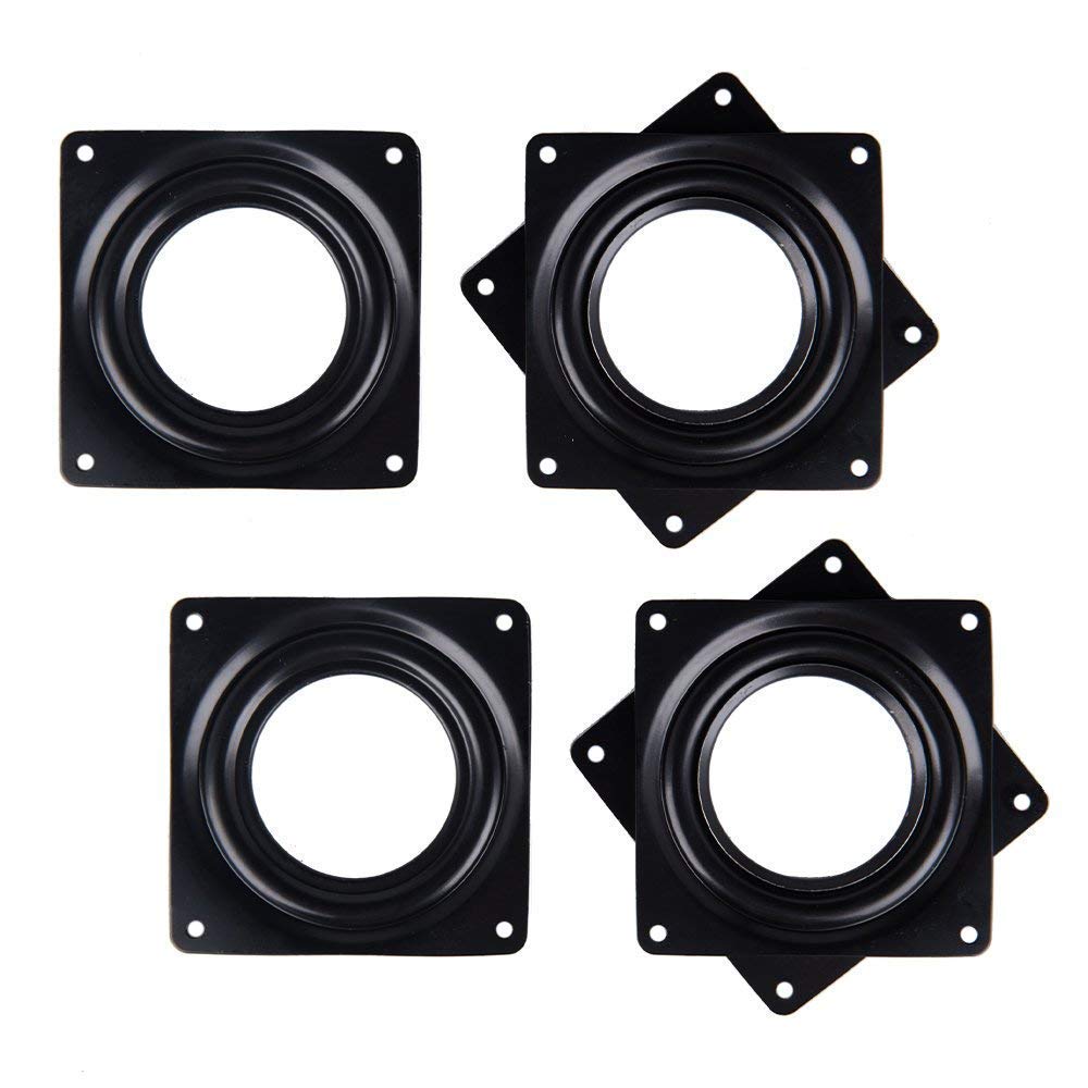 Fasmov 16 Pack 4-Inch Lazy Susan Turntable Bearings, 5/16    Thick Swivel Plate For Serving Trays, Kitchen Cabinet, Craft Projec
