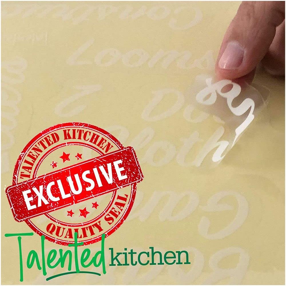 Talented Kitchen Playroom Organization Labels - 120 White Preprinted Stickers For Bins, Containers, Folders, Cubbies - Water Res