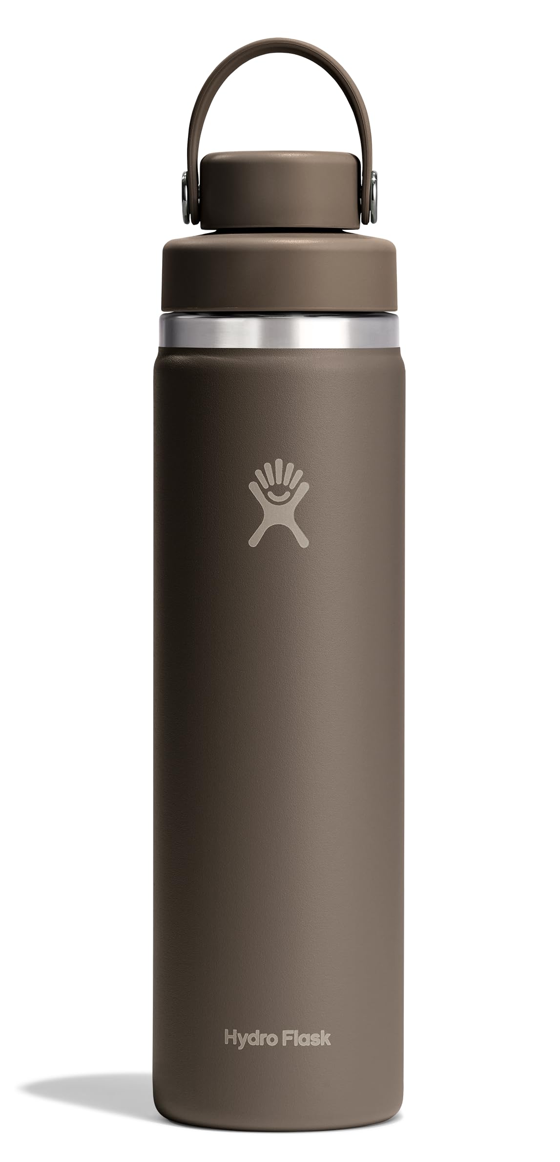 Hydro Flask Water Bottle - Insulated Stainless Steel - Wide Mouth Flex Chug Lid, Non Spill, Leakproof in 24 Oz Sandpiper