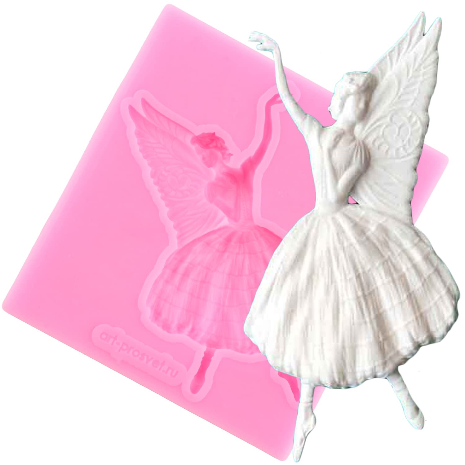 Zixiang Ballet Dancer Silicone Mold Ballet Shoes Fondant Molds For Cupcake Cake Decoration Candy Chocolate Gum Paste Set Of 4