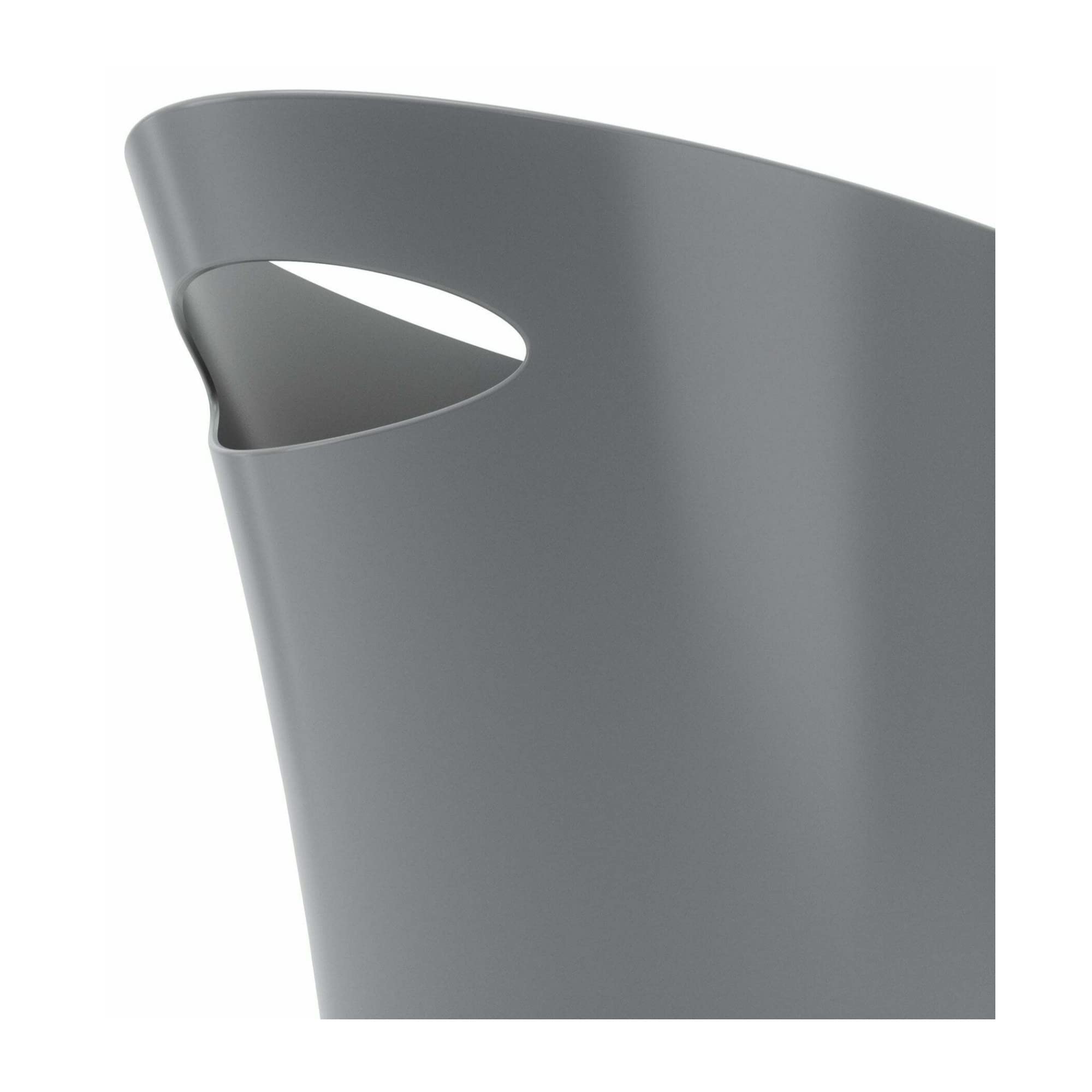 Umbra Skinny Sleek & Stylish Bathroom Trash, Small Polypropylene Garbage Can Wastebasket For Narrow Spaces At Home Or Office, Si