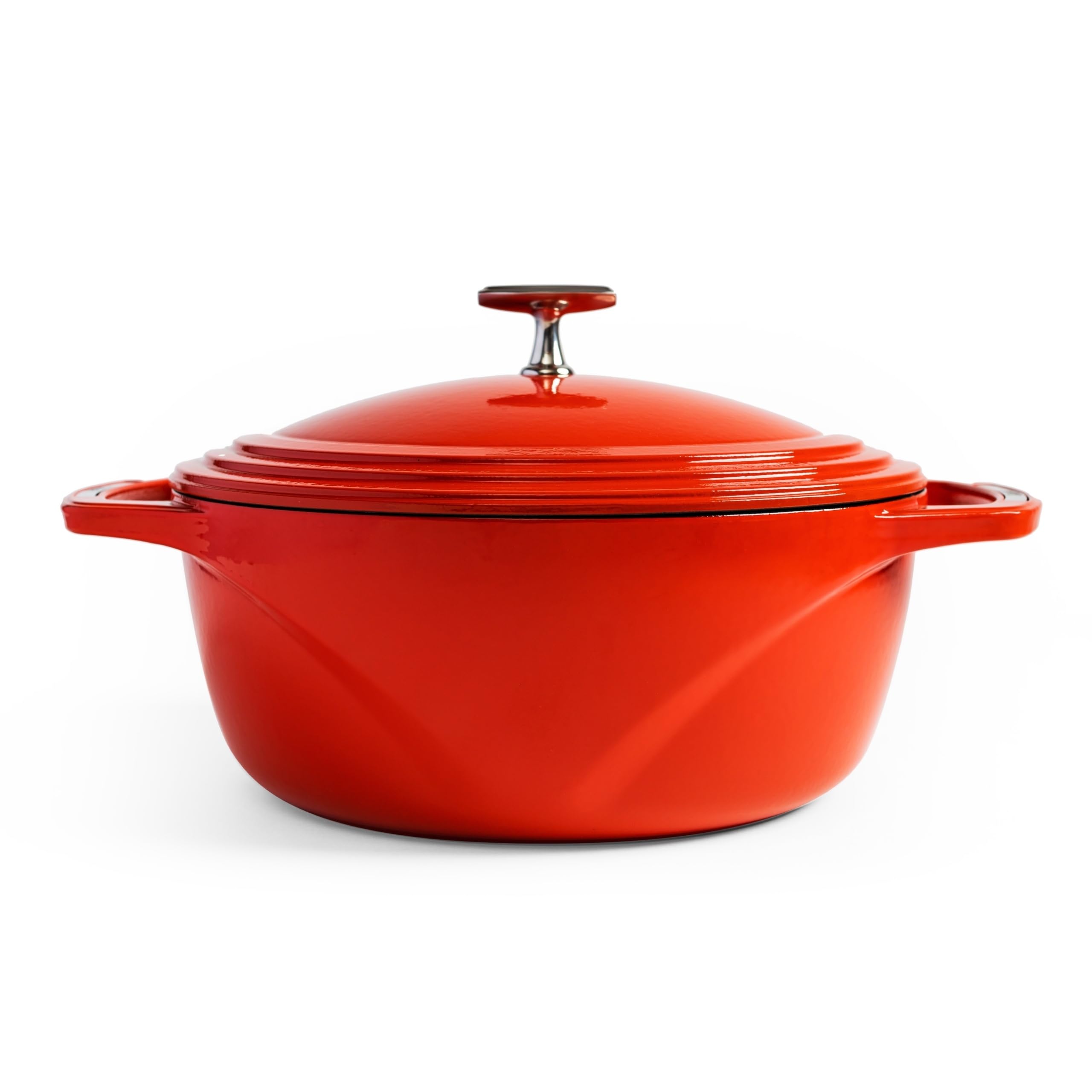 Lodge USA Enamel Dutch Oven, 4.5 qt., Red