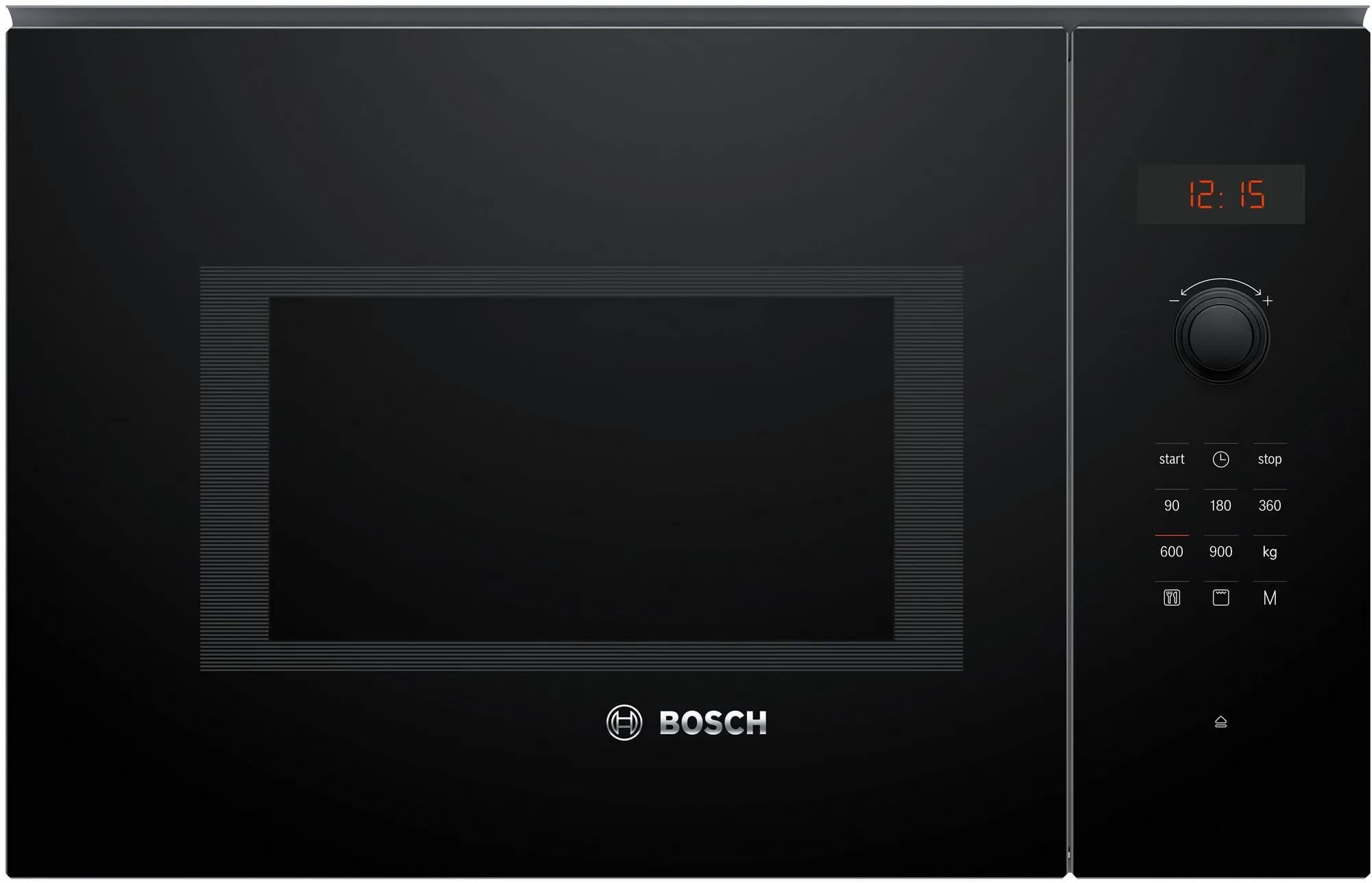 Bosch 25 Litre Series 6 Built-In Microwave Oven Stainless Steel Microwave Oven (Bel553Mb0I,Black)