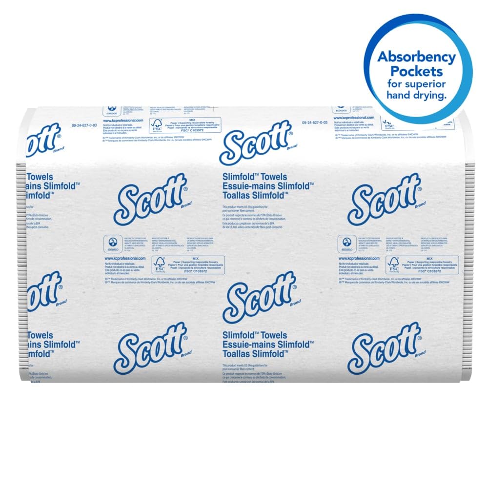 Kimberly-Clark 04442 Kleenex Slimfold Paper Towel (Pack Of 2160)