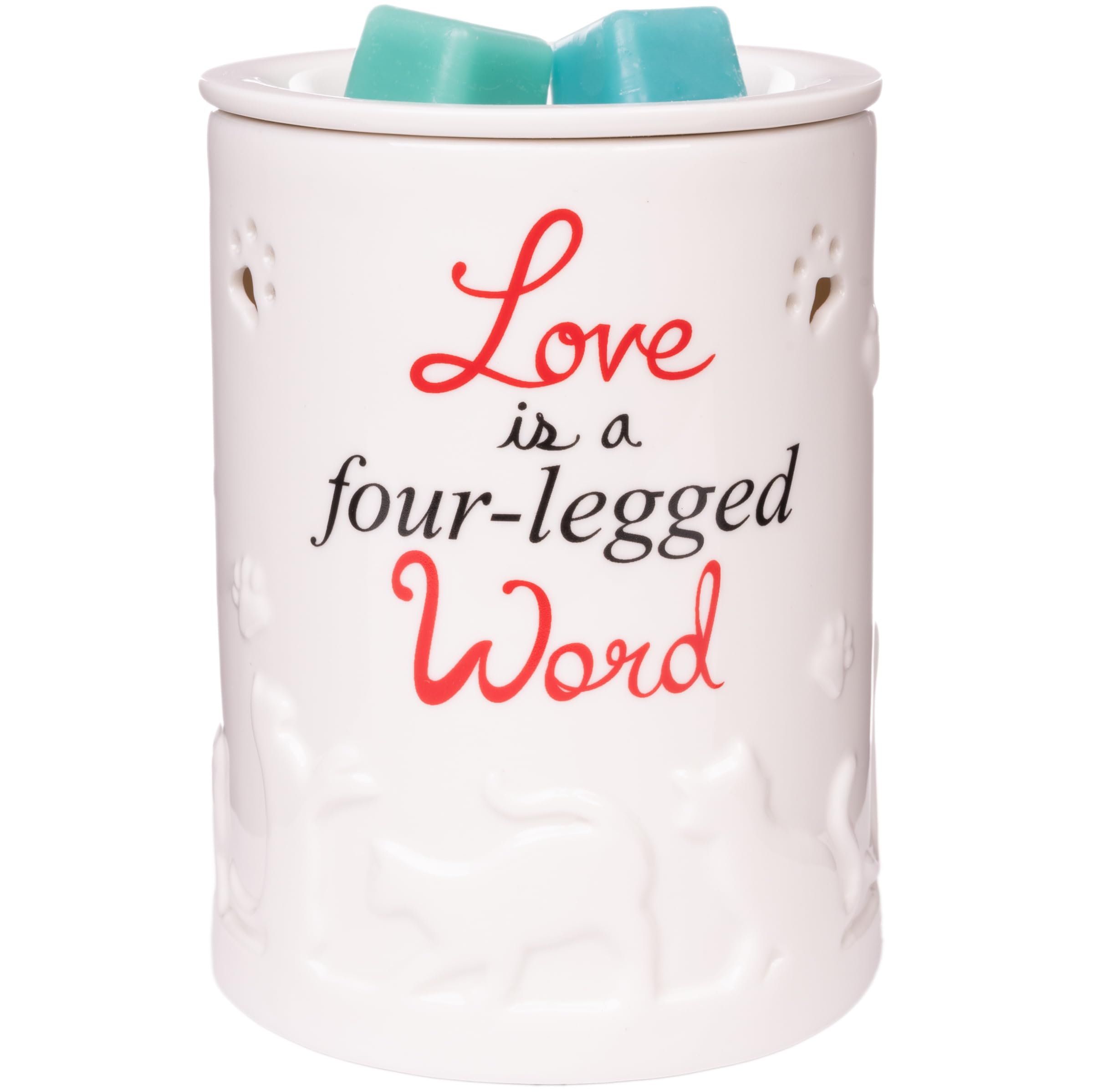 Scentsationals Wax Melt Warmer, Wax Warmer for Scented Wax Melts - Pet Collection 4 Loved Paws - Candle Wax Melter for Fragrance