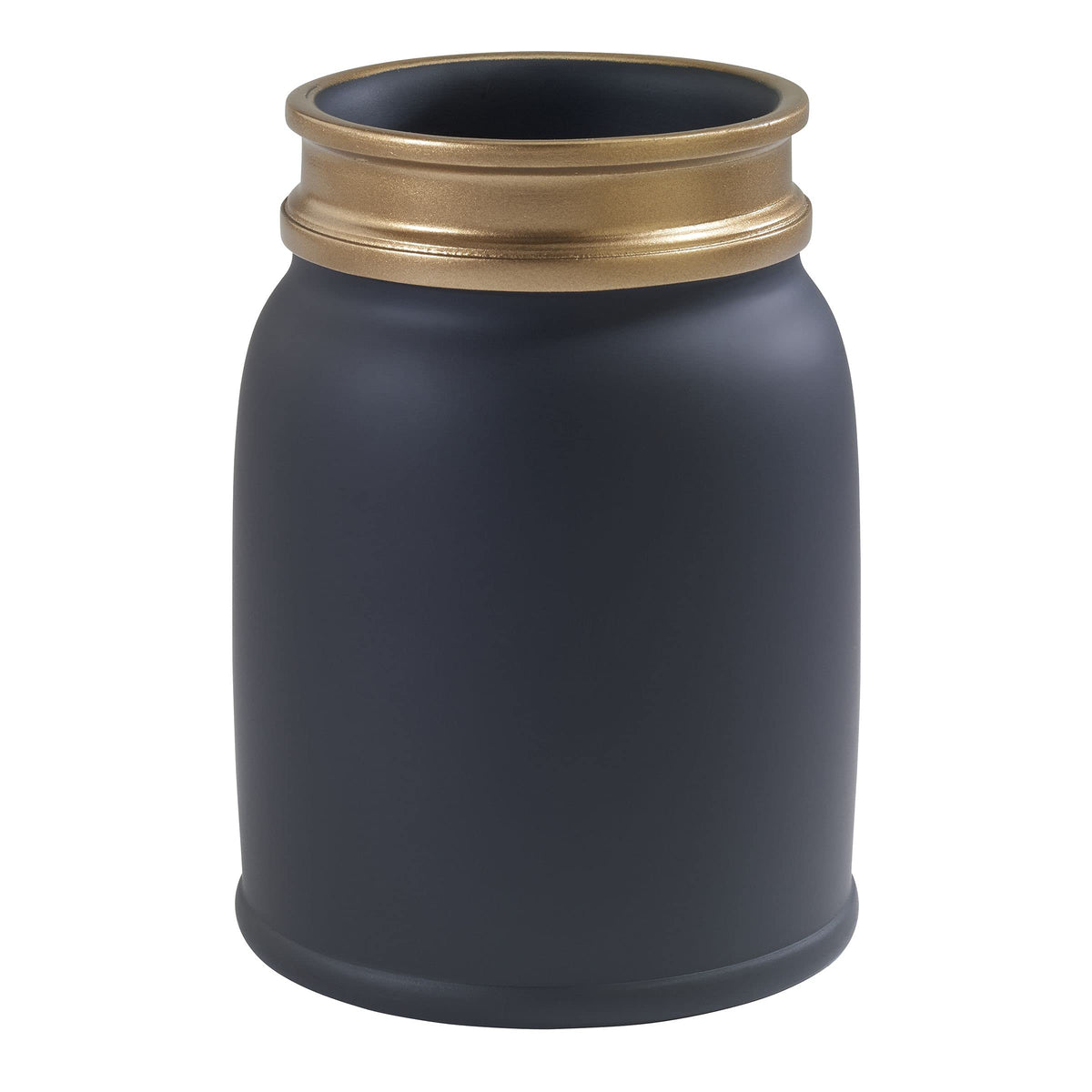 Avanti Linens - Tumbler, Guest Bathroom Essentials, Modern Home Decor (Memphis Collection, Black)