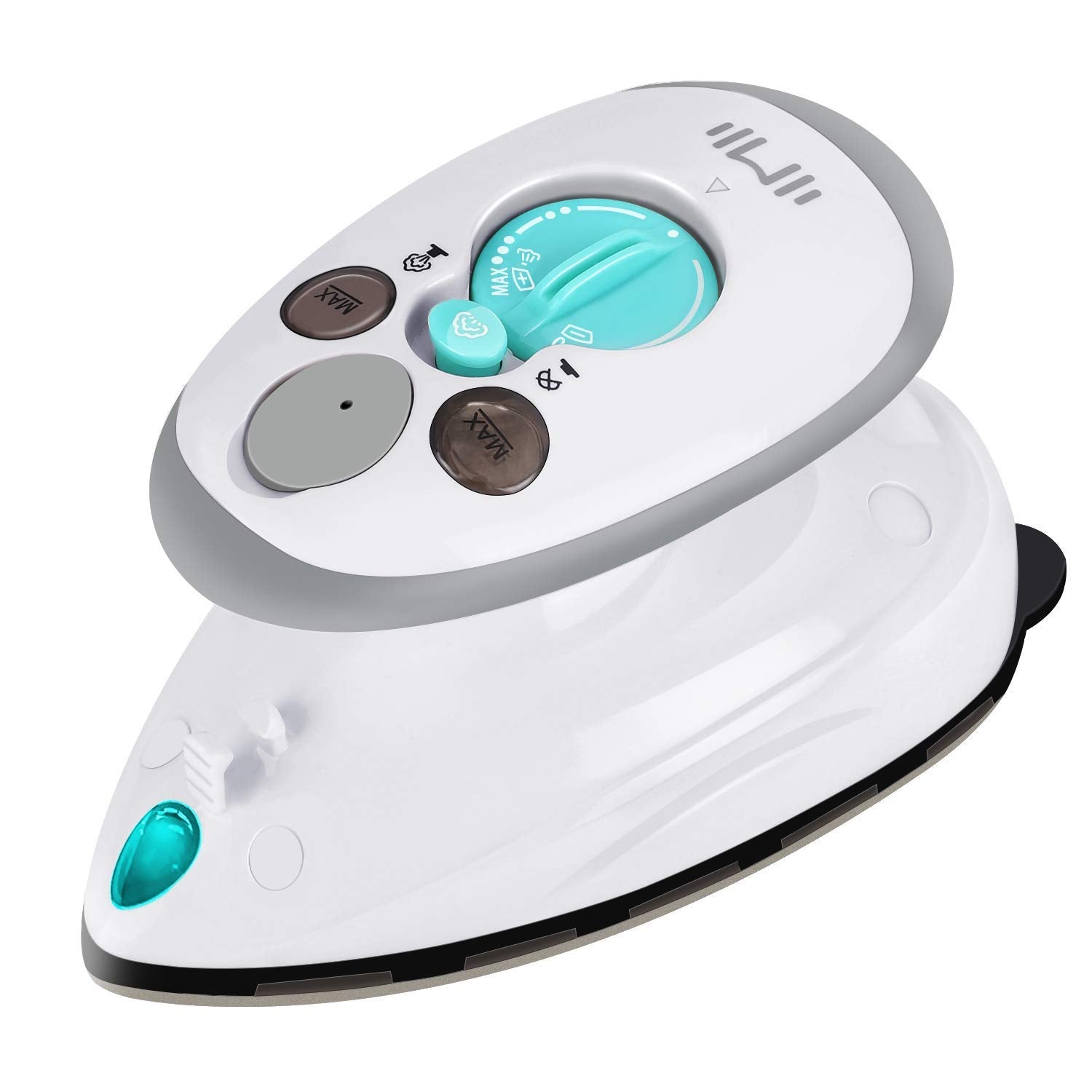 Iimii Mini Travel Steam Iron, Dual Voltage 420W Power, Fast Heat Up, Powerful Steam, Non-Stick Soleplate And Compact Design, Bes