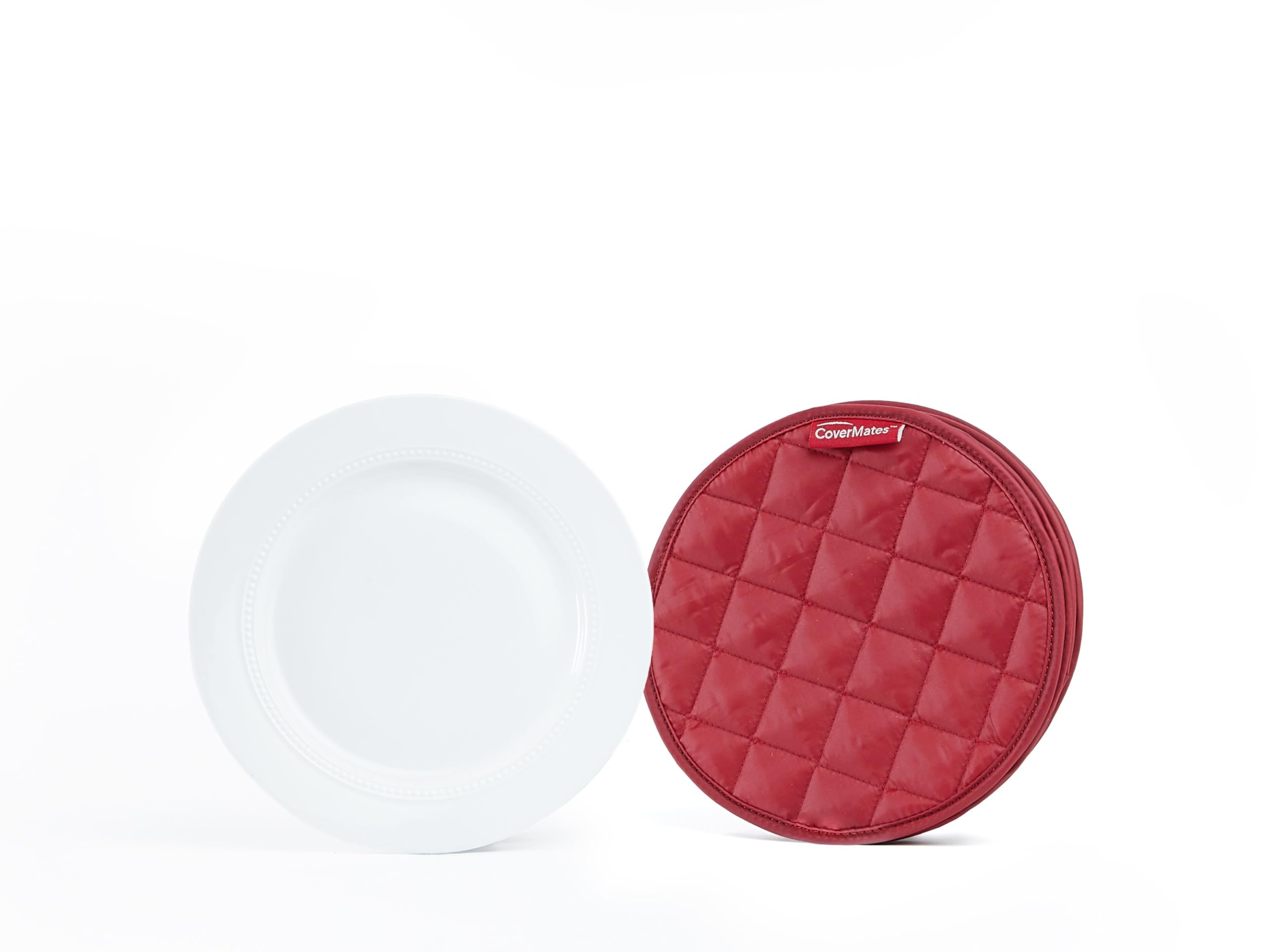 Covermates Keepsakes Quilted Dish Dividers - Set of Padded Plate Protectors for China & Dinnerware Storage, Scratch Protection, 