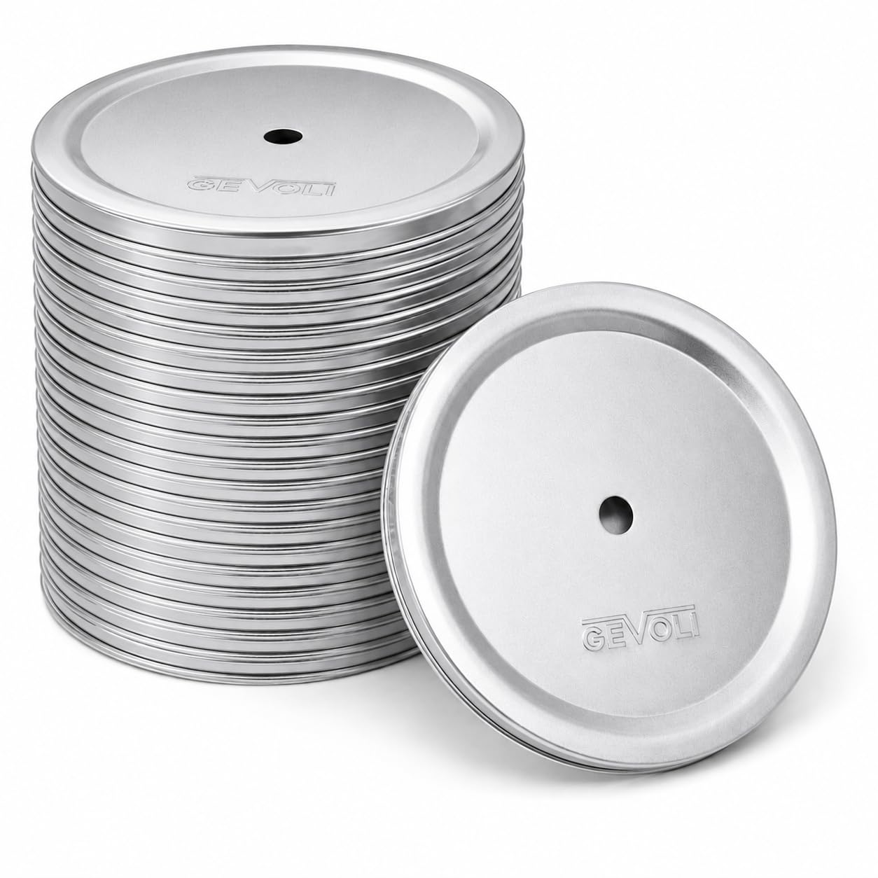 20Pack Aluminum Lids, Designed for (20oz) Top Cup Reusable Party Cups