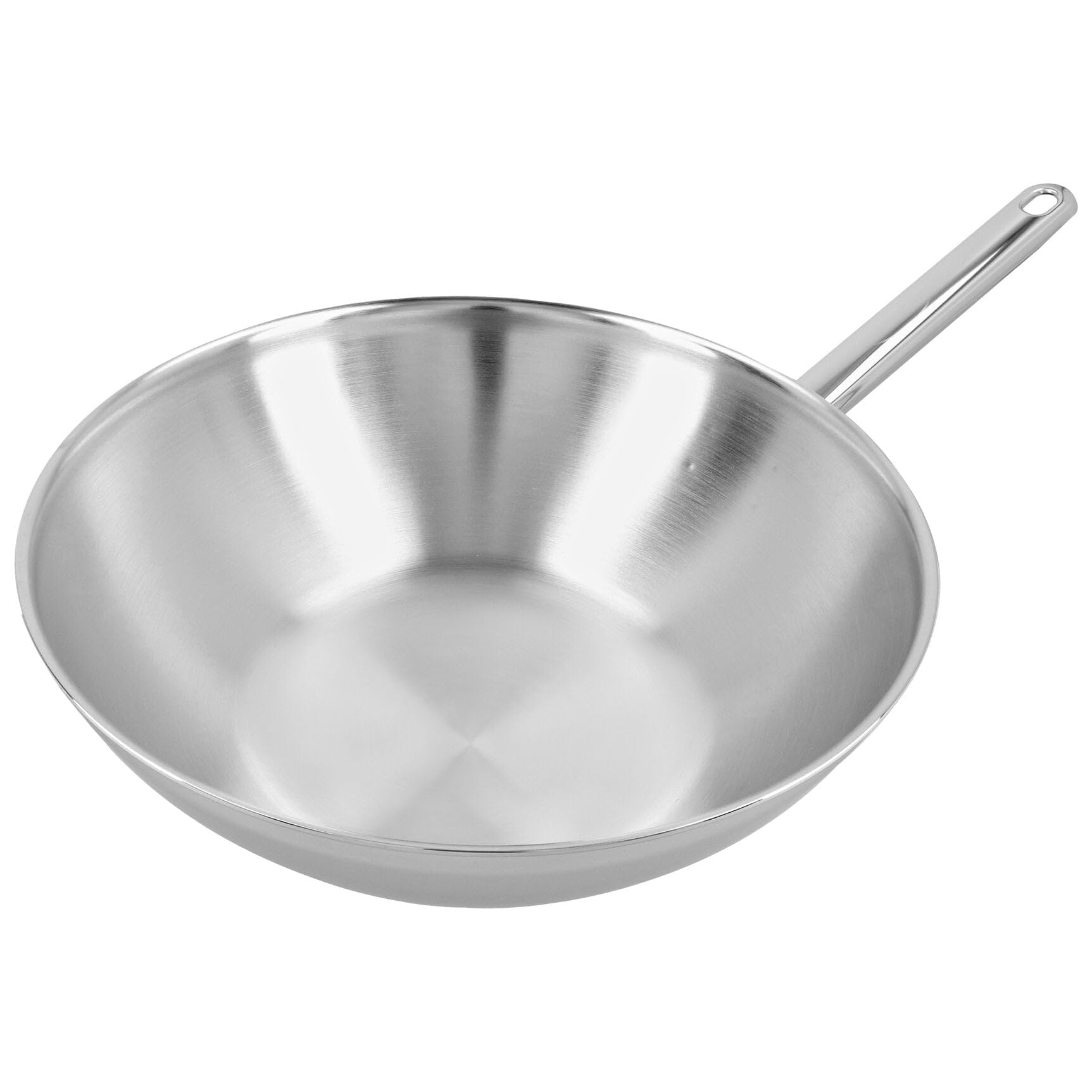 Demeyere Wok 30 cm Wok/Stir Fry Pan - Frying Pans (Wok/Stir Fry Pan, Silver, 4.8 litres, 300 mm)