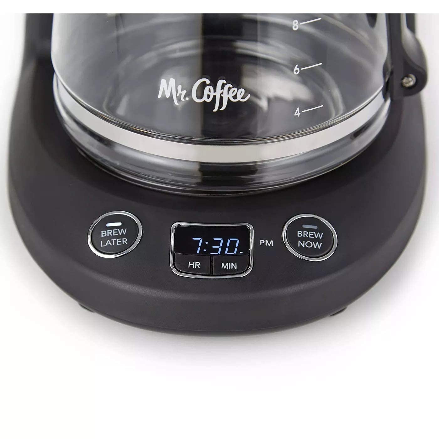 Mr. Coffee 12-Cup Programmable Coffeemaker, Brew Now Or Later