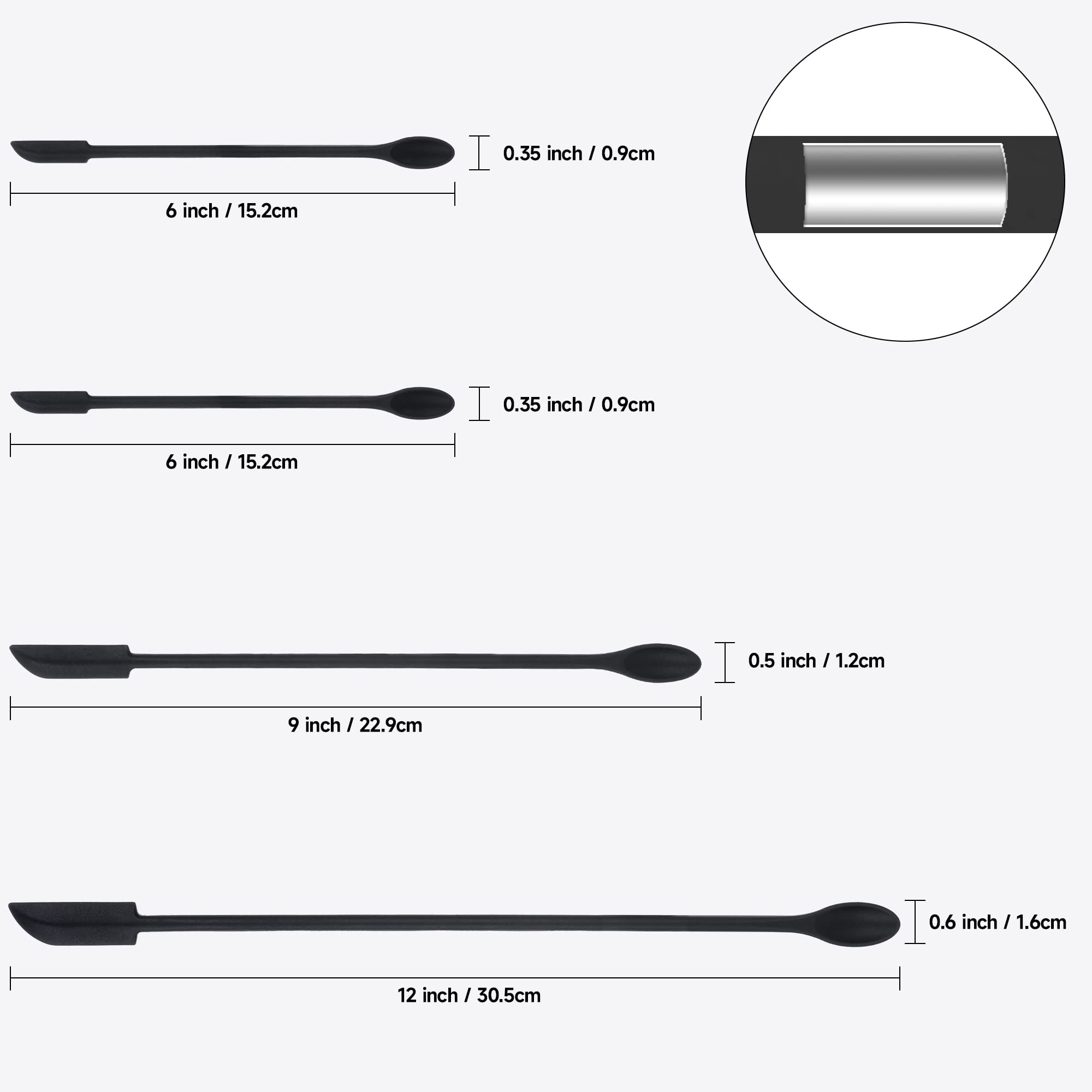 4 Pcs Silicone Spatula Set Mini Jar Scraper Small Silicone Spatula Makeup Spatula Mini Spatula Lotion Stirrer Get From Food Bott