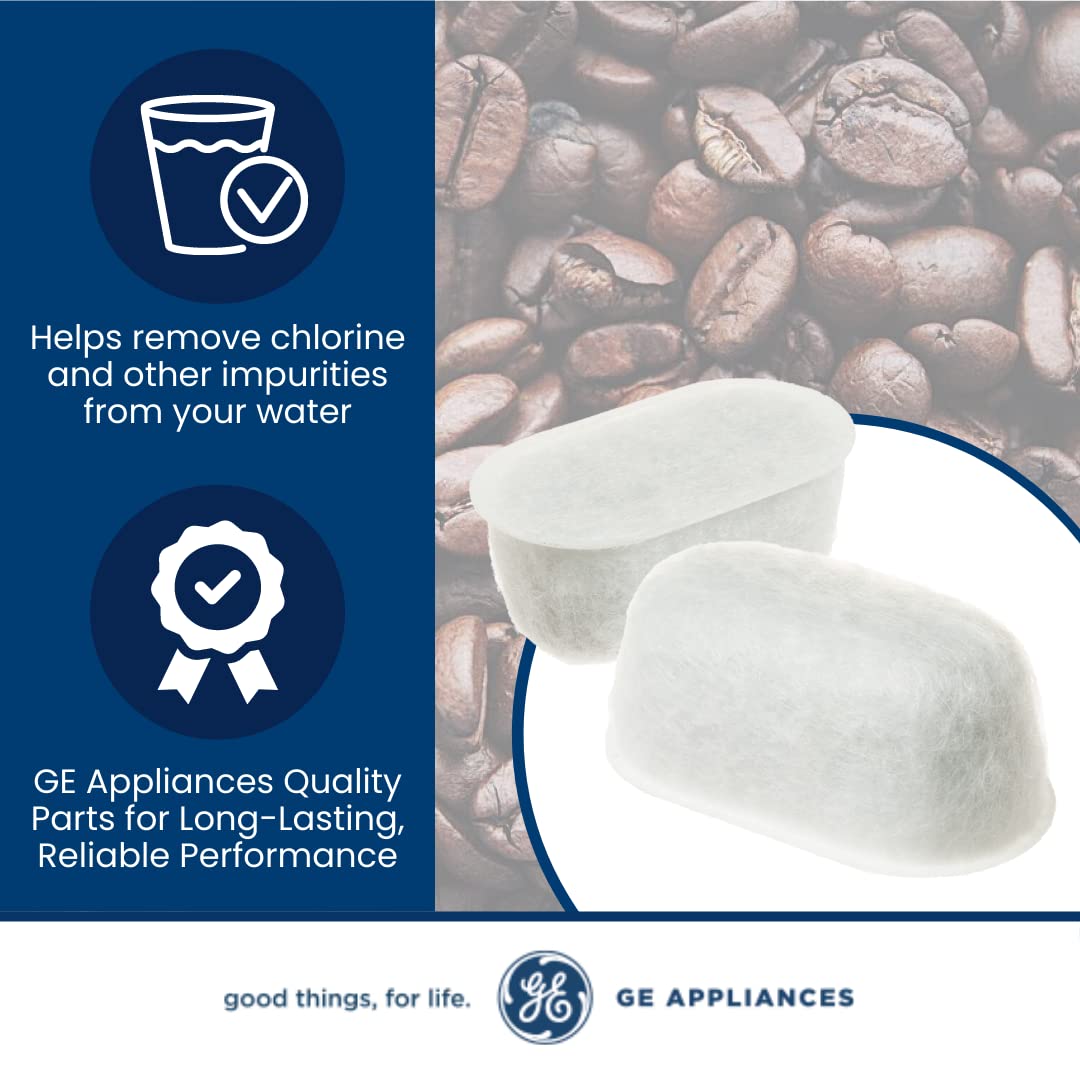 Ge Appliances Replacement Carbon Coffee Filter Cartridges, 6-Pack, Univ1Cfltr6Pk