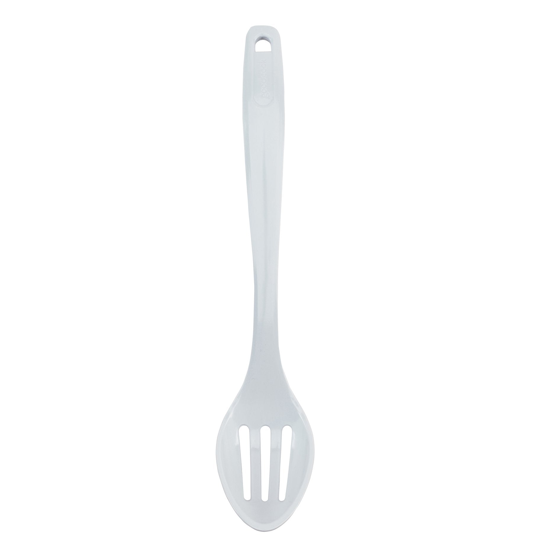 Good Cook Classic 12inch White Melamine Slotted Spoon