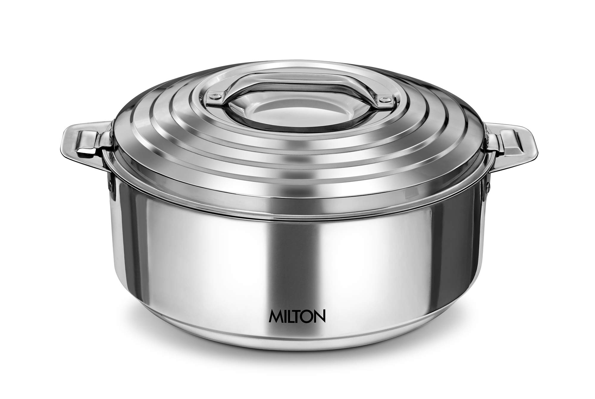 Milton Galaxia 5000 Insulated Stainless Steel Casserole, 4.56 L, Insulated Thermal Serving Bowl, Keeps Food Hot & Cold For Long 