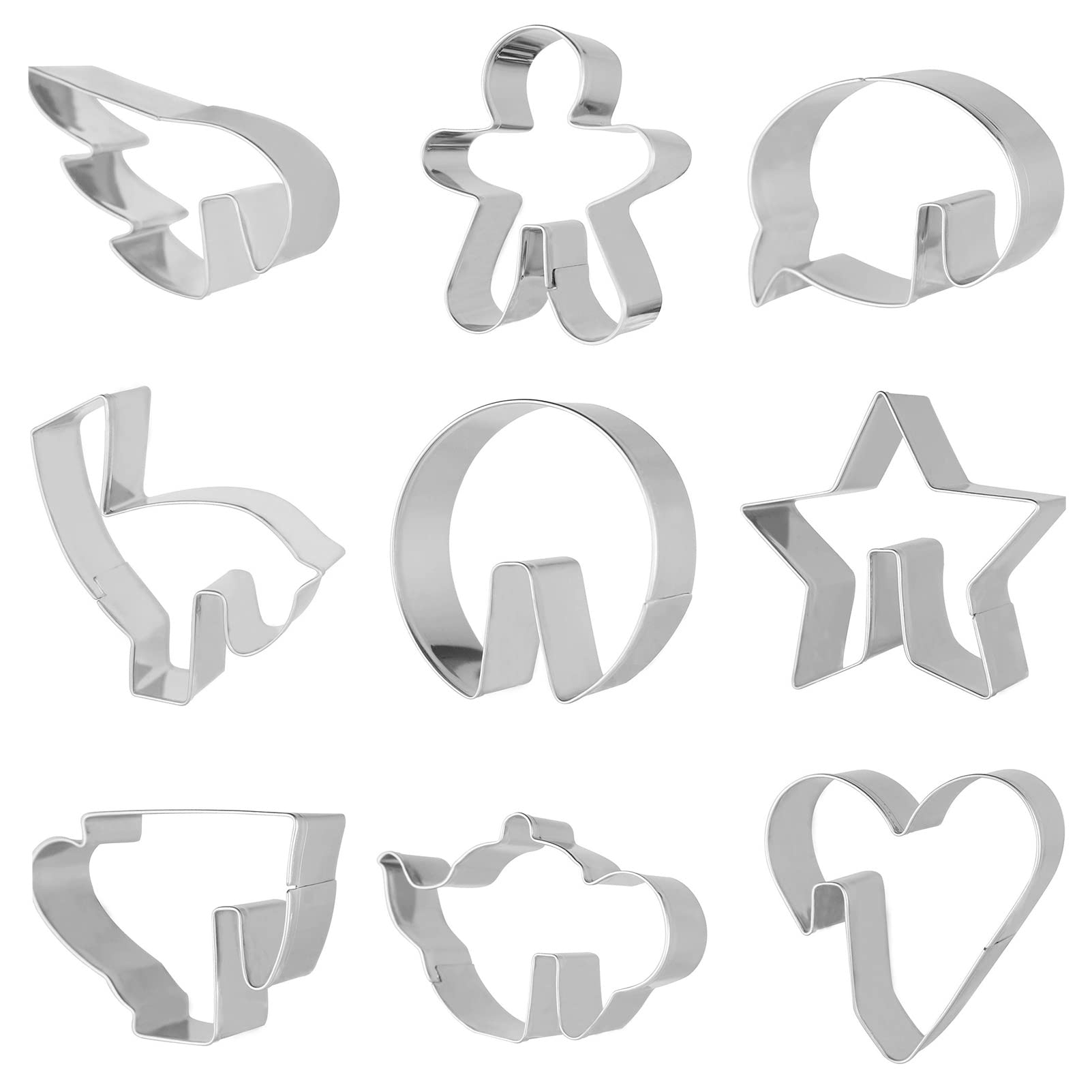 Cup Edge Hanging Cookie Cutters Set Of 9 Pcs, Stainless Steel Mini Cup Hanging Series Fondant Cutter Coffee Mugs D  Cor Molds Ba