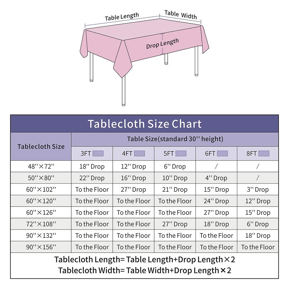 Hahuho 50x80 inch Rectangular Sequin Tablecloth Rose Gold  Glitter Tablecloth for Bridal Shower Decorations  Birthday  Wedding  Dessert  Banquet(50x80 Inch  Rose Gold)