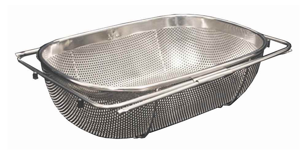 Whitehaus Over The Sink Extendable Colander Strainer Stainless Steel Whnexc01