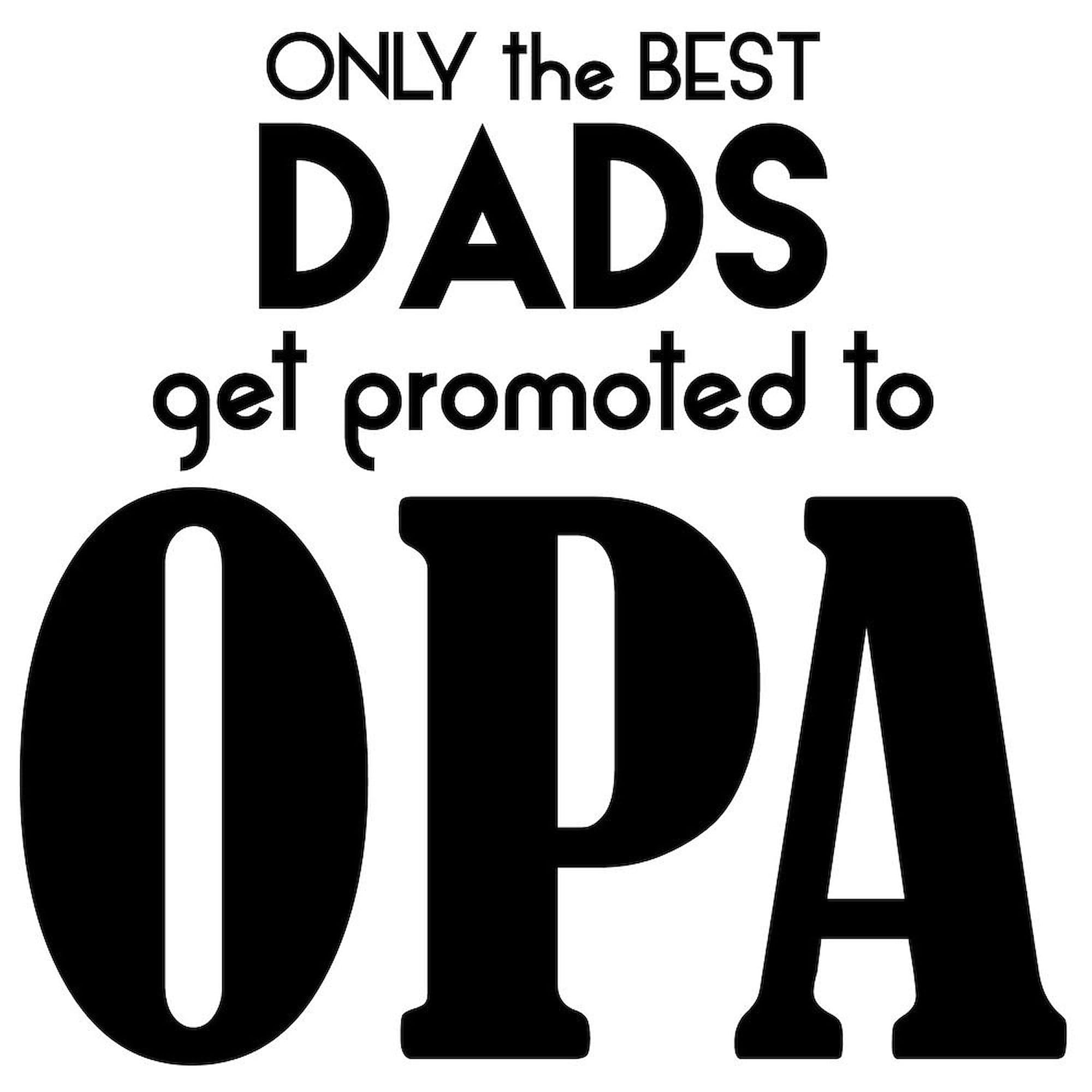 CafePress BEST DADS GET PROMOTED TO OPA Mugs 15 oz (444 ml) Ceramic Coffee Mug