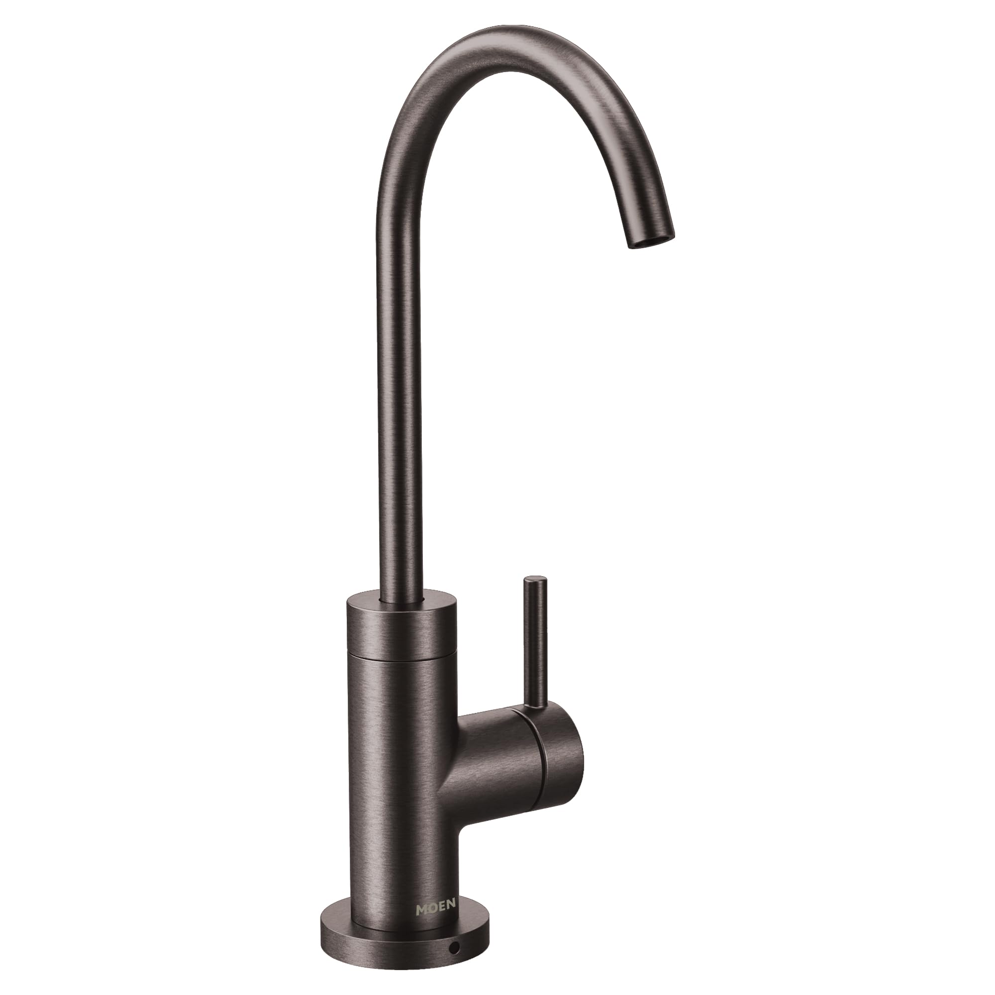 Moen Black Stainless Sip Modern Cold Water Kitchen Beverage Faucet With Optional Filtration System, S5530Bls