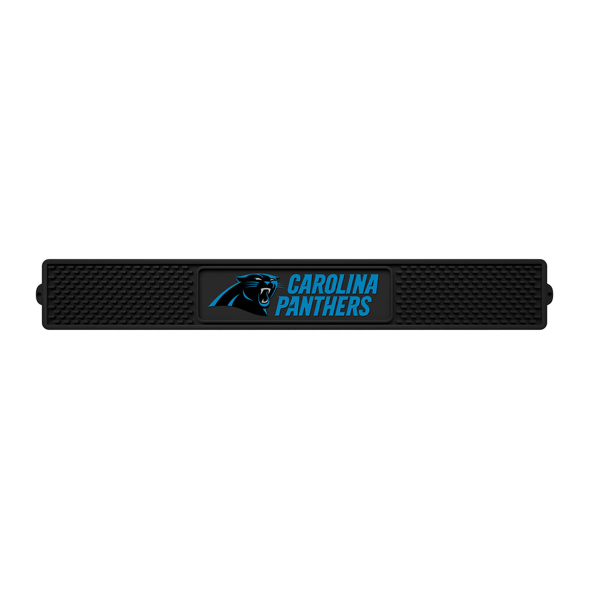 Fanmats 13980 Carolina Panthers Drink Bar Mat - 3.25In. X 24In. - Durable Dish Drying Mat, Easy Clean, Counter Mat