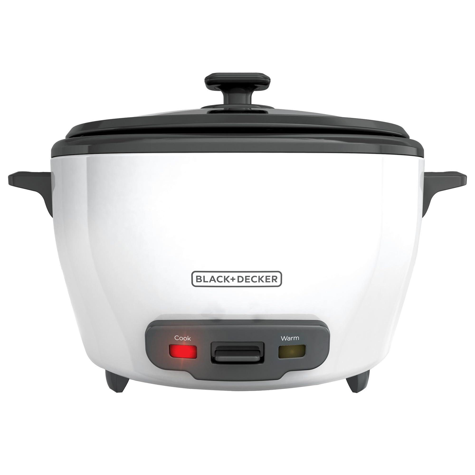 BLACK+DECKER 6Cup Rice Cooker, RC506, 3cup Uncooked Rice, Steaming Basket, Removable NonStick Bowl, One Touch