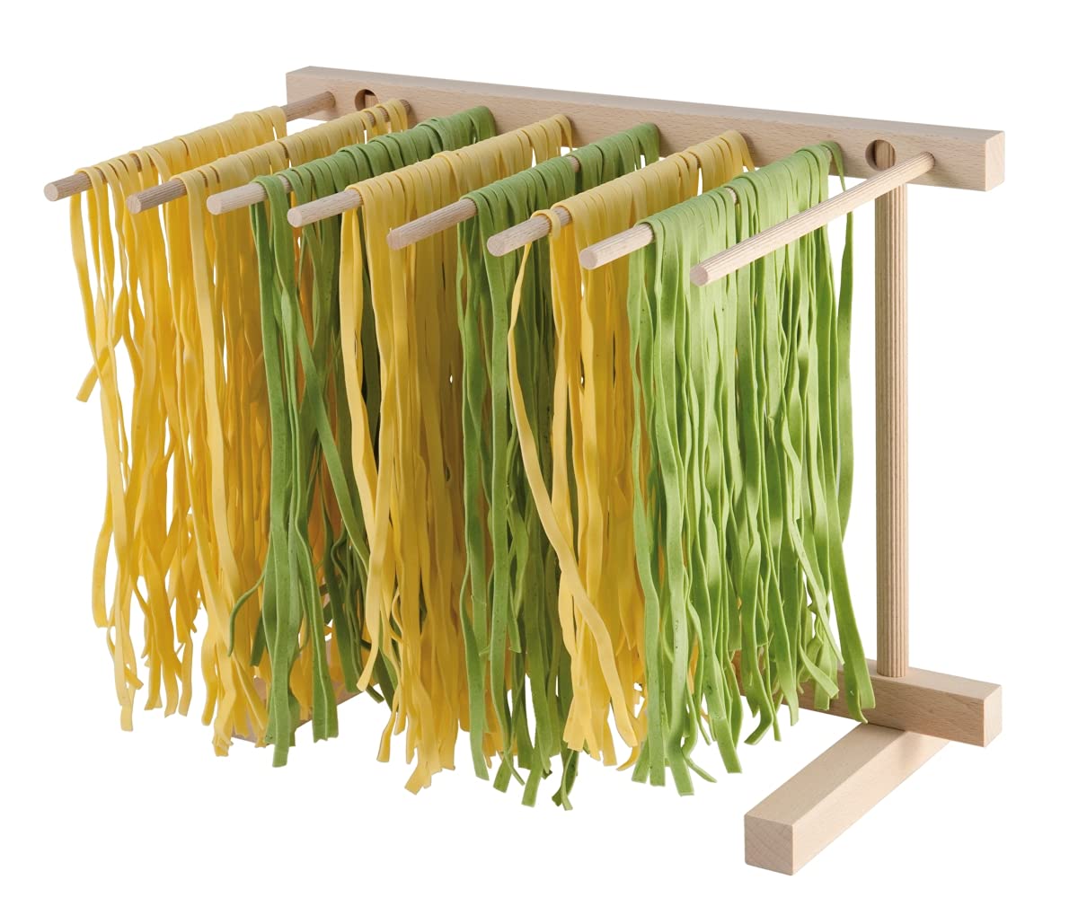 Eppicotispai Ep 102 Natural Beechwood Collapsable Pasta Drying Rack