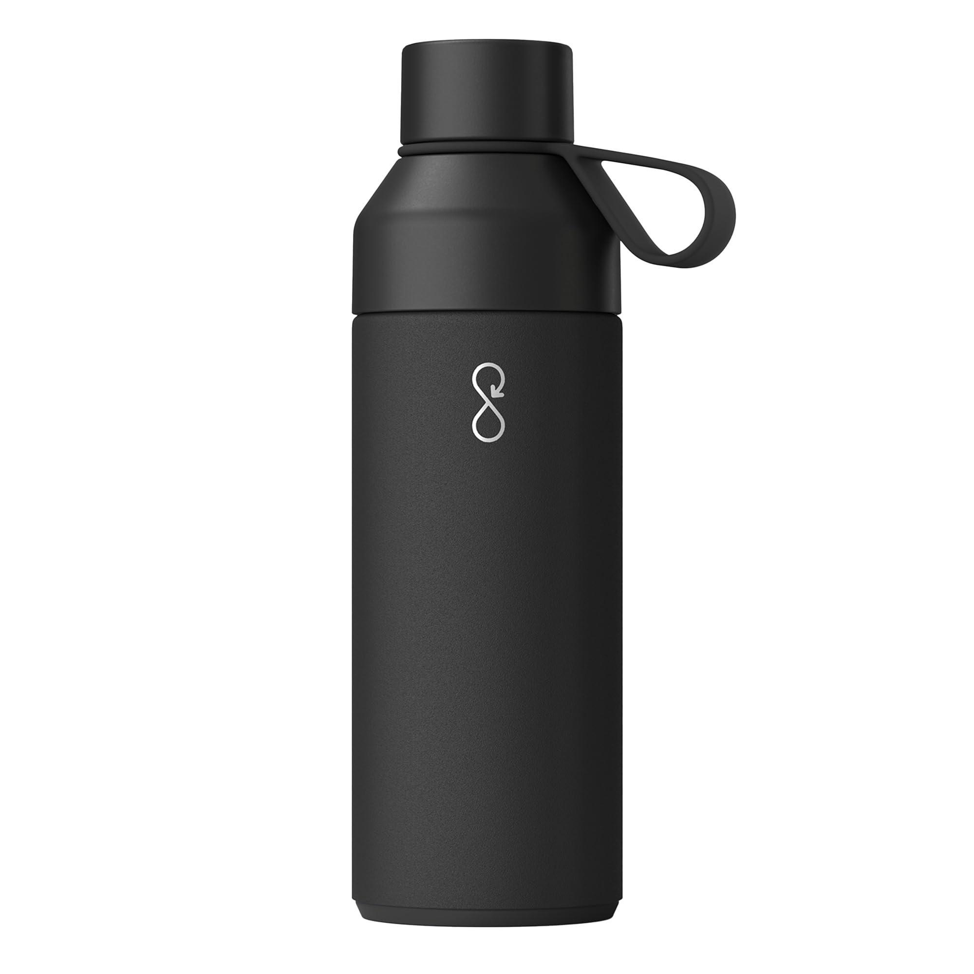 Ocean Bottle - Recycled Stainless Steel Water Bottle - Eco-Friendly & Reusable (Obsidian Black, 34 oz)
