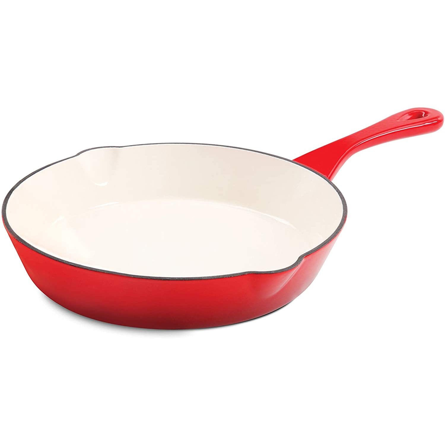 Crock Pot Artisan Enameled Cast Iron 12-Inch Round Skillet, Slate Grey