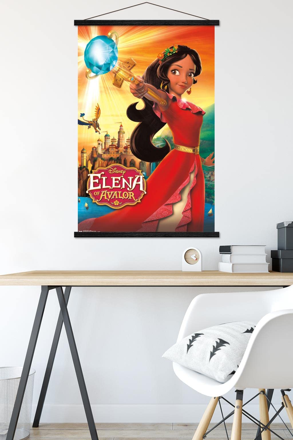 Trends International Disney Elena Of Avalor - One Sheet Wall Poster, 22.375'' X 34'', Premium Print And Black Hanger Bundle